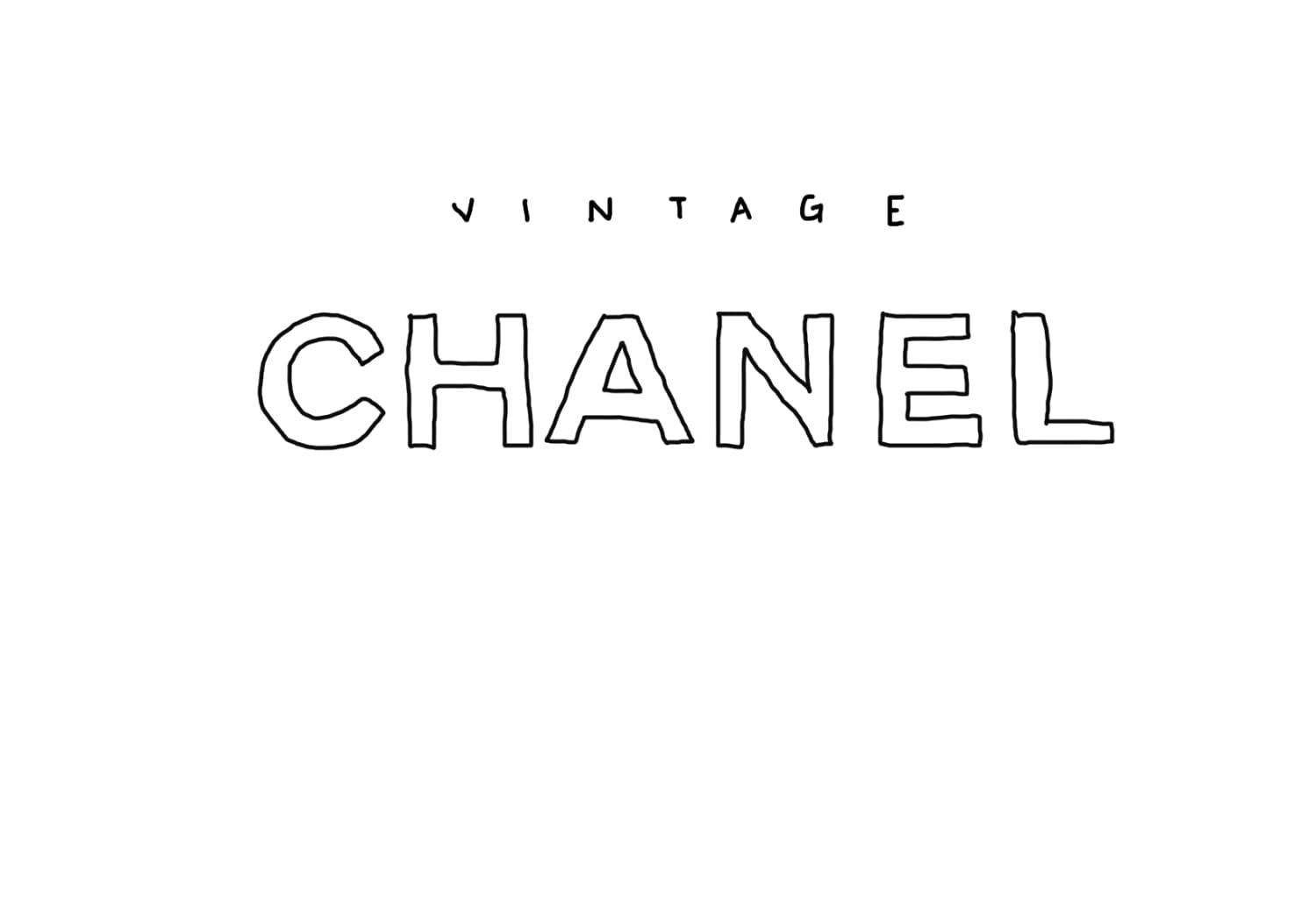 Vintage Chanel Cream Logo Kisslock Chain Bag – Treasures of NYC