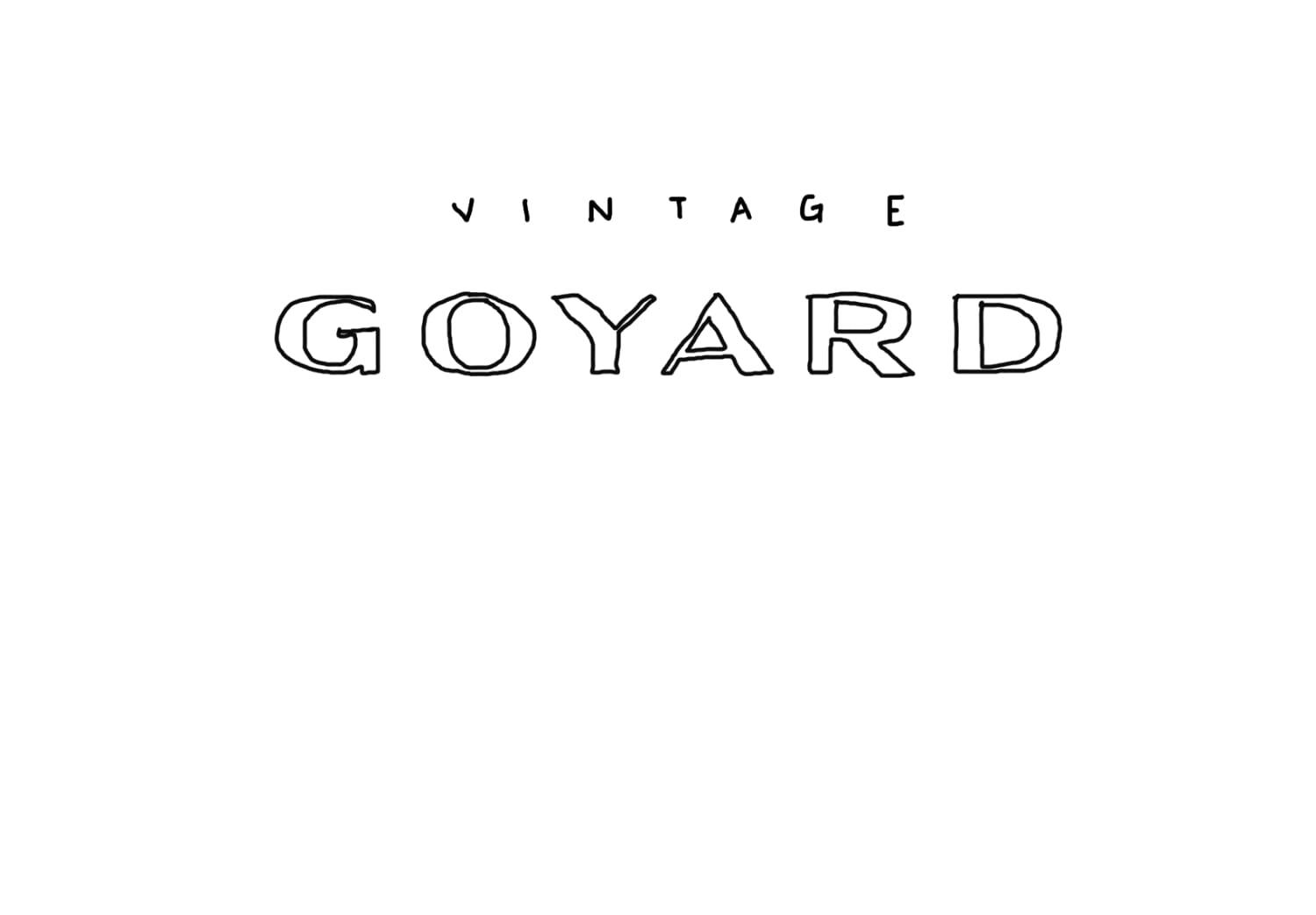 Treasures of NYC - Goyard White Monogram Mini Table Top