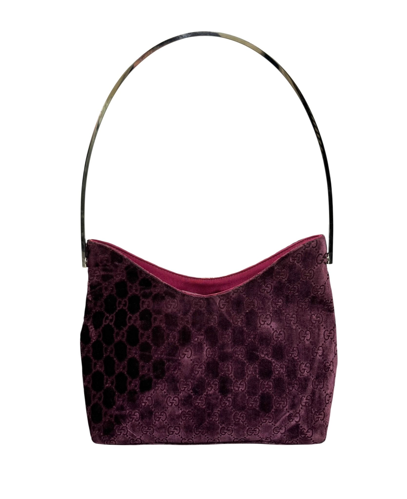 Gucci Purple Velvet Shoulder Bag – Treasures of NYC