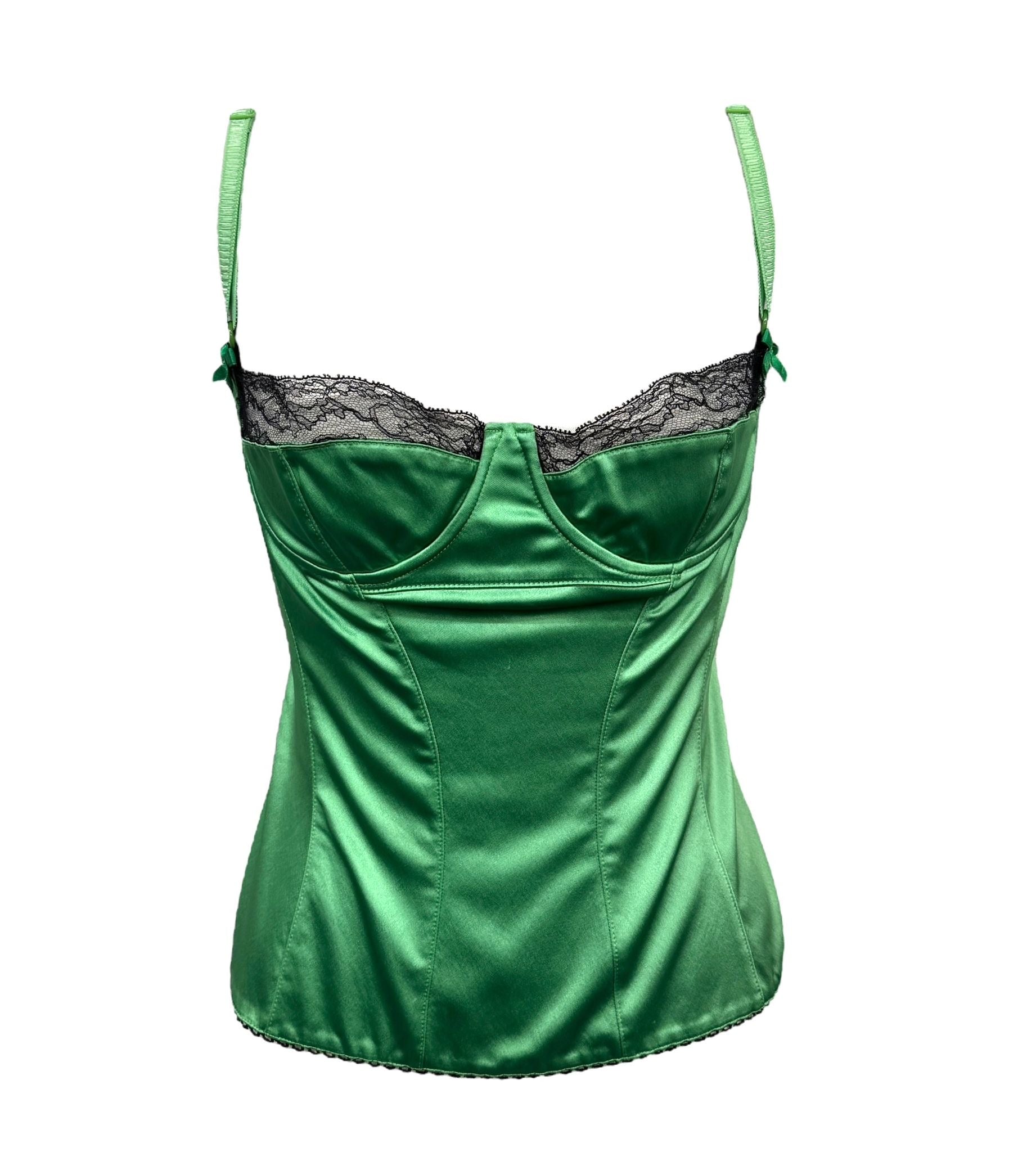 Dolce & Gabbana Green Corset – Treasures of NYC