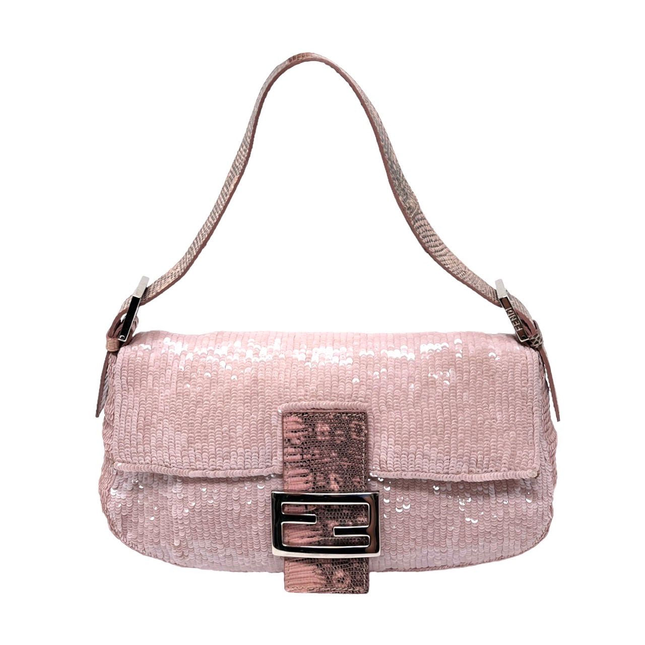 Fendi Pink Sequin Baguette – Treasures of NYC