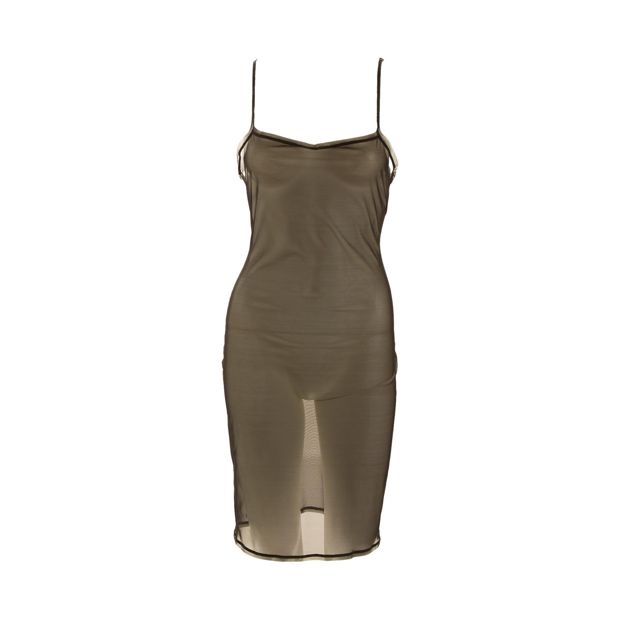 Gucci Black Tom Ford Mesh Slip Dress Gucci Black Tom Ford Mesh Slip Dress