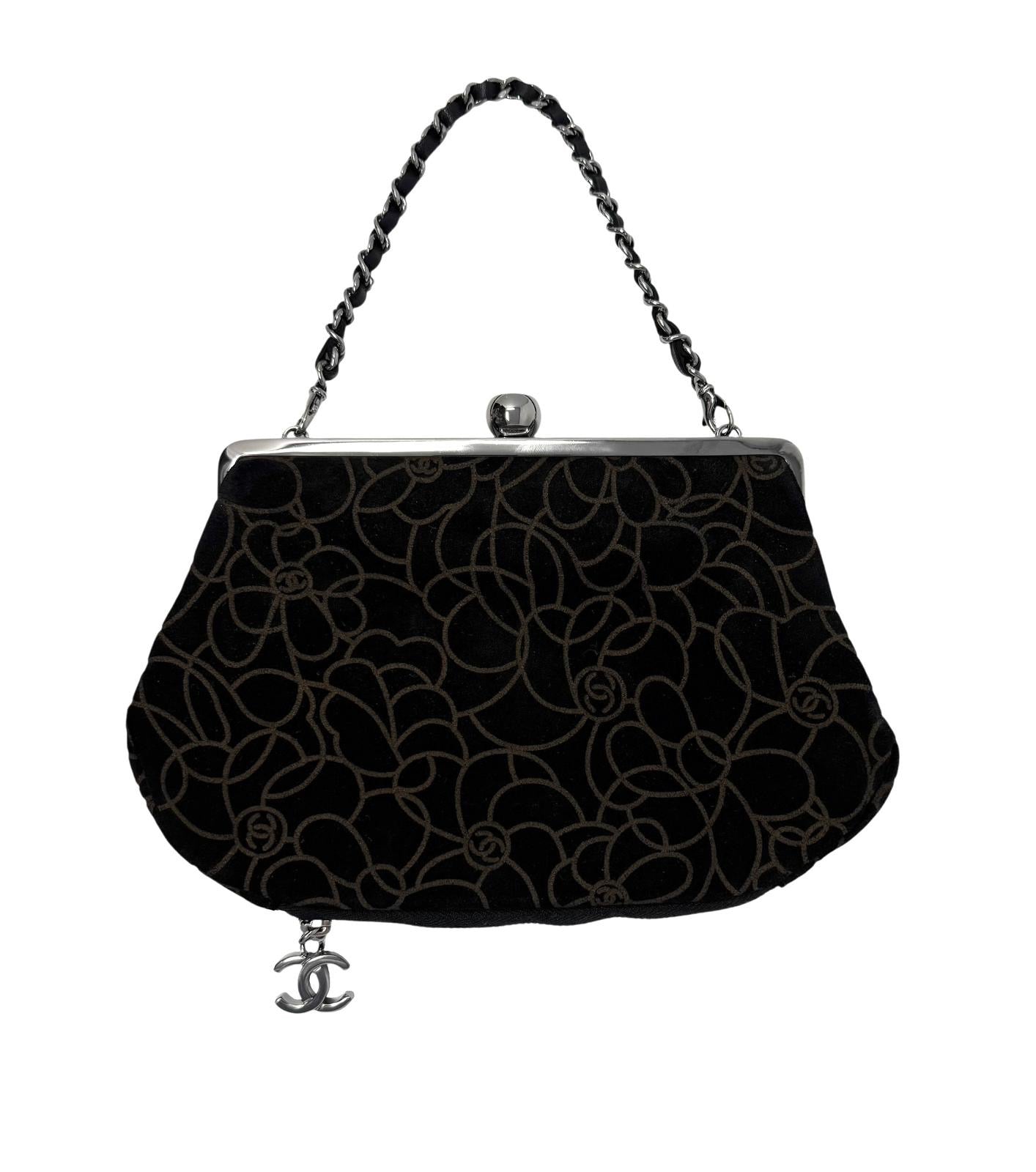 Chanel Brown Suede Mini Kisslock Bag – Treasures of NYC