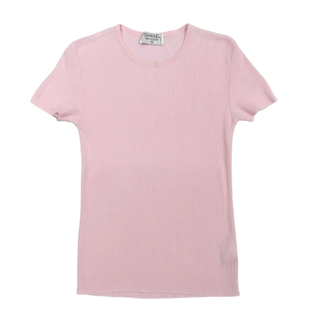 Chanel Pink Ribbed Top – Treasures of NYC