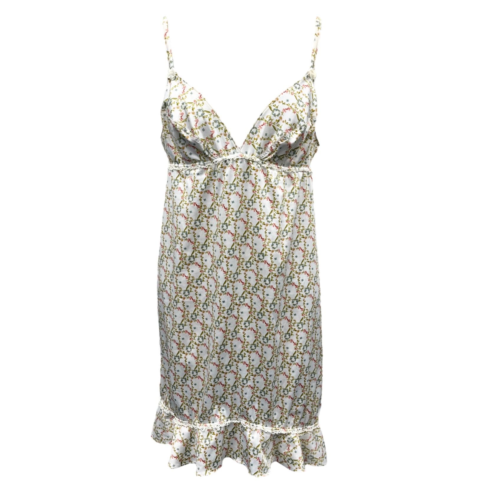 Dior Logo Floral Mini Dress Treasures of NYC Dior Logo Floral Mini Dress Treasures of NYC