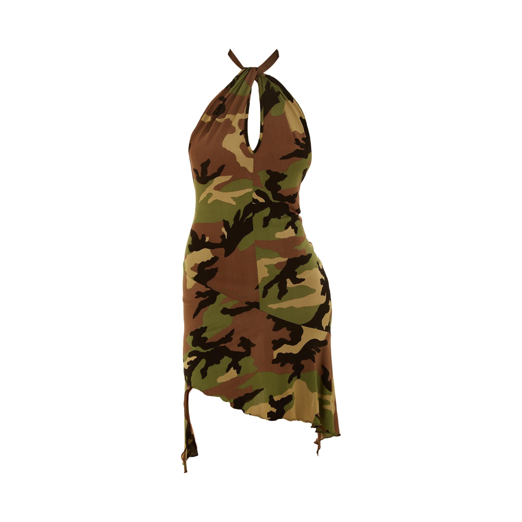 camo halter dress Elliatt Camo Dress - Olive Green Dress - Halter Dress - $131.00