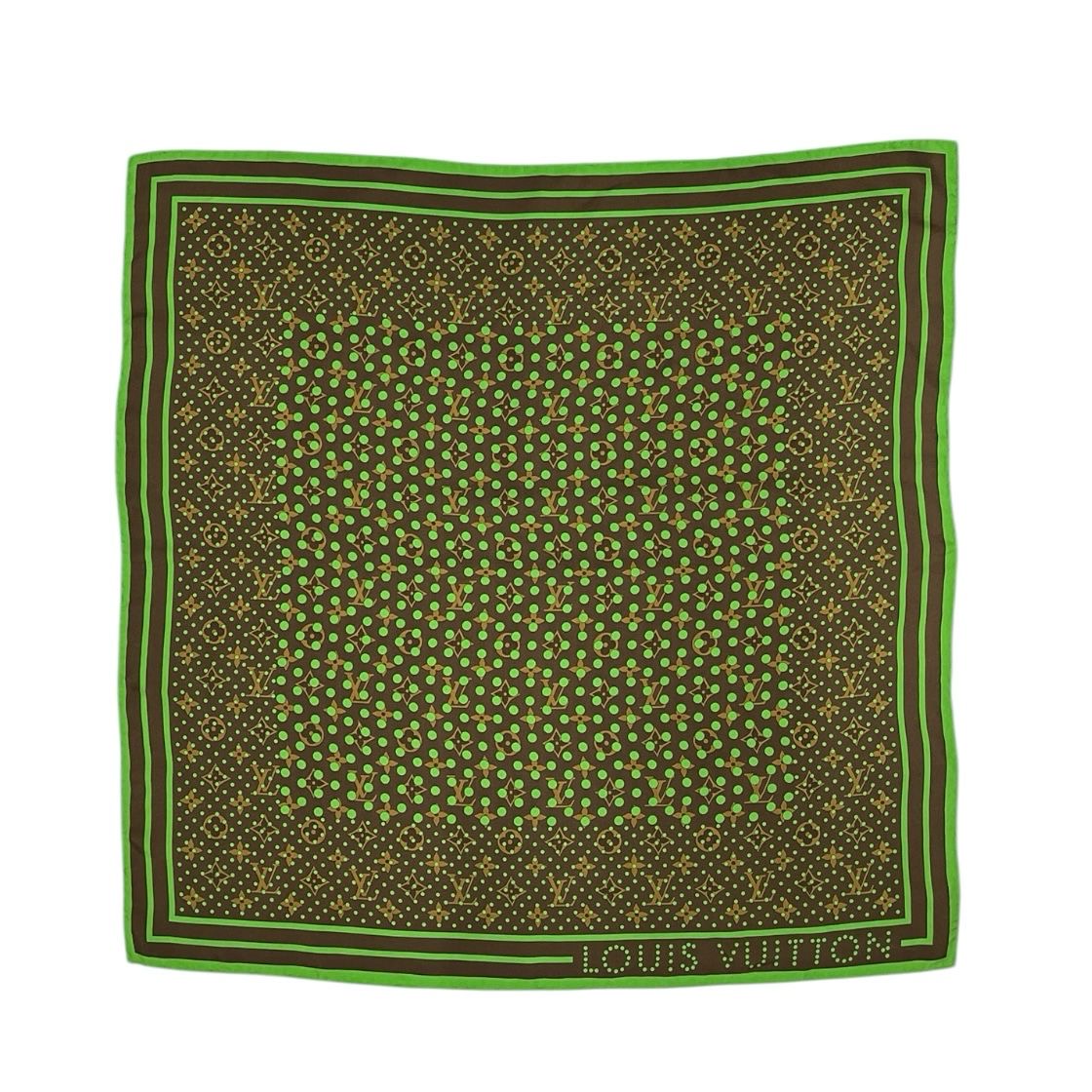 Louis Vuitton Green Monogram Scarf – Treasures of NYC