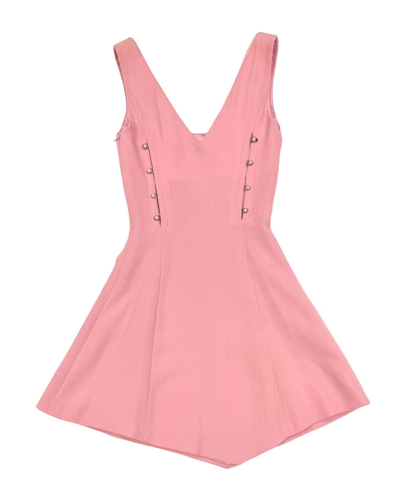 Versace Pink Corset Dress