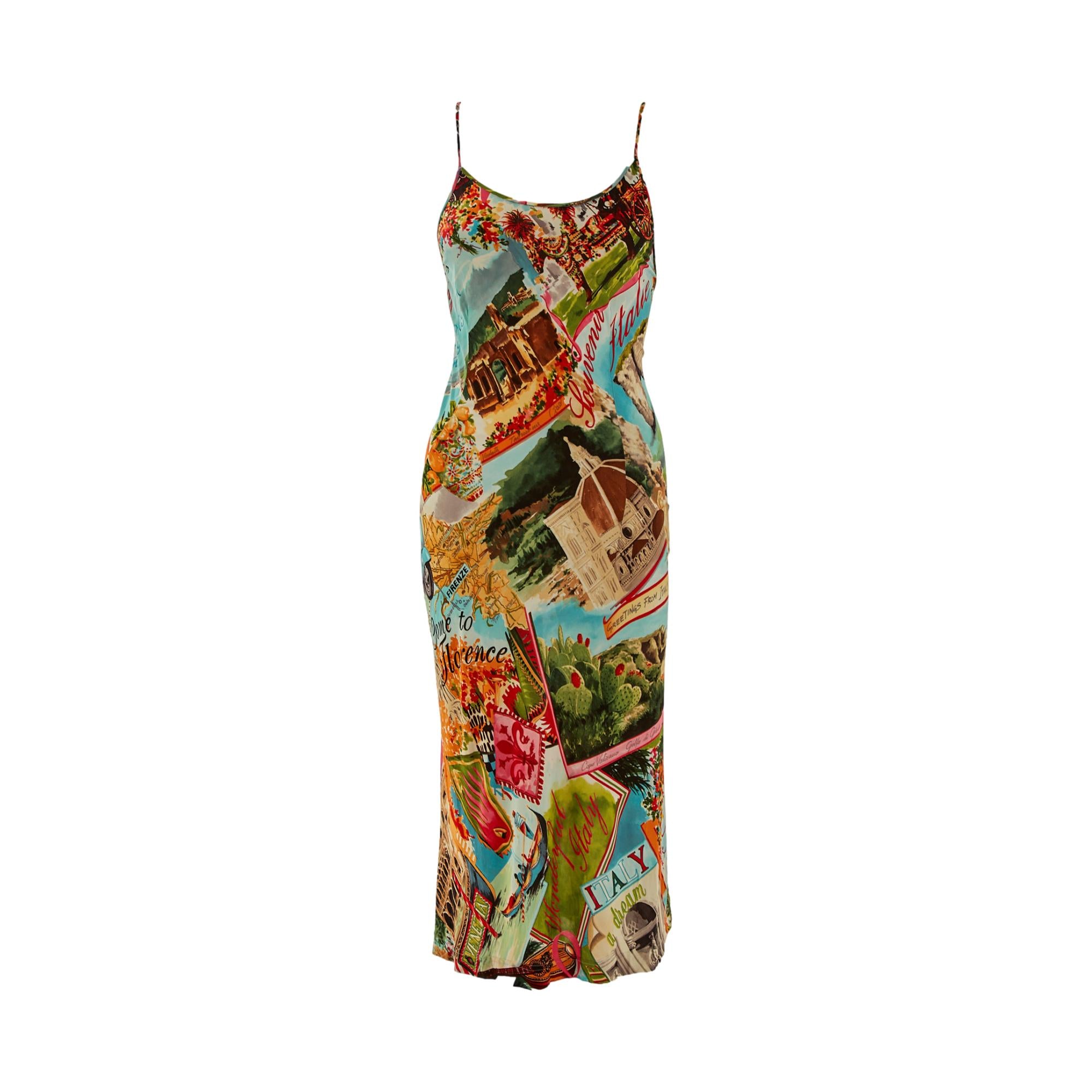 Dolce & Gabbana Italy Print Dress Dolce & Gabbana Italy Print Dress