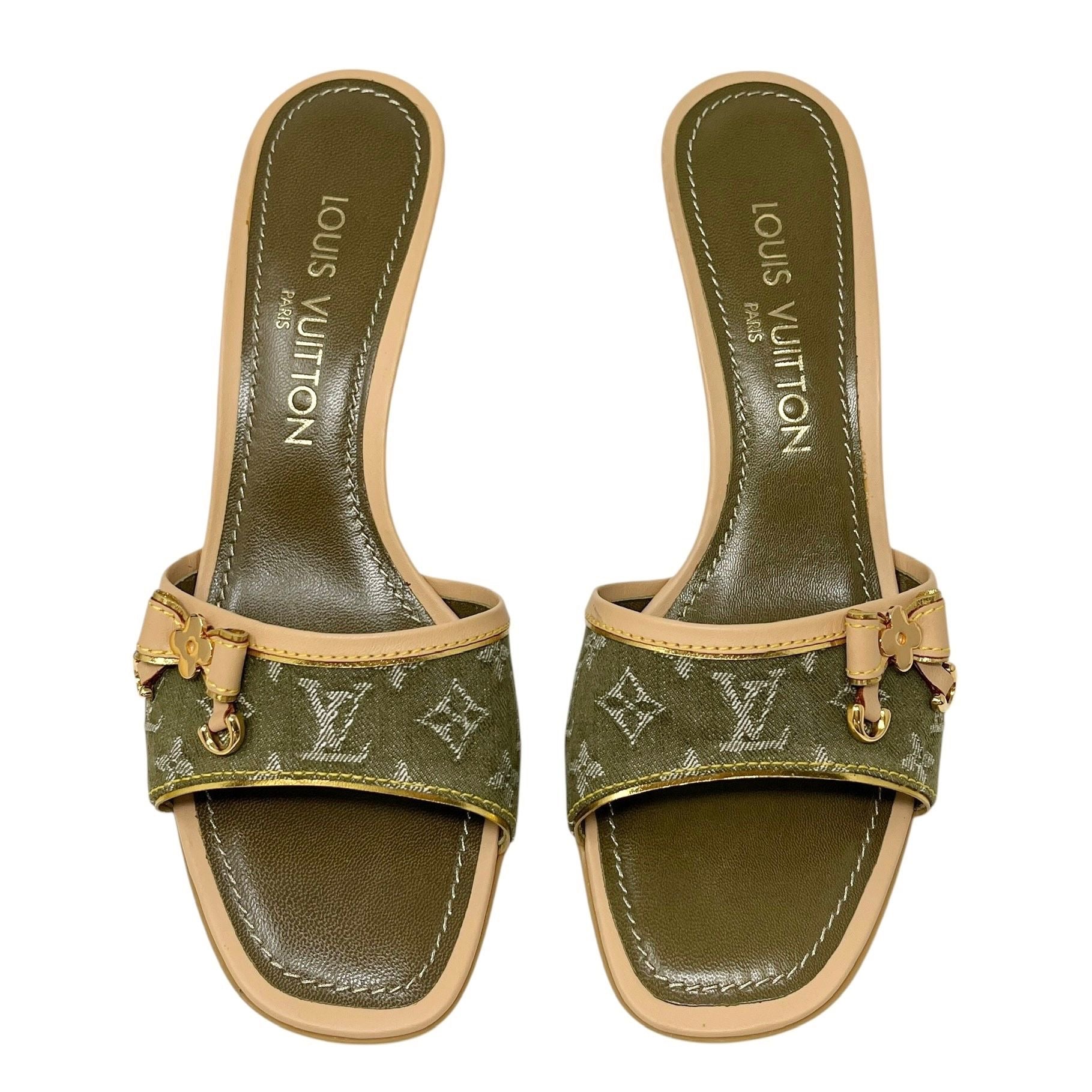 Louis Vuitton Denim Kitten Heels main image 0