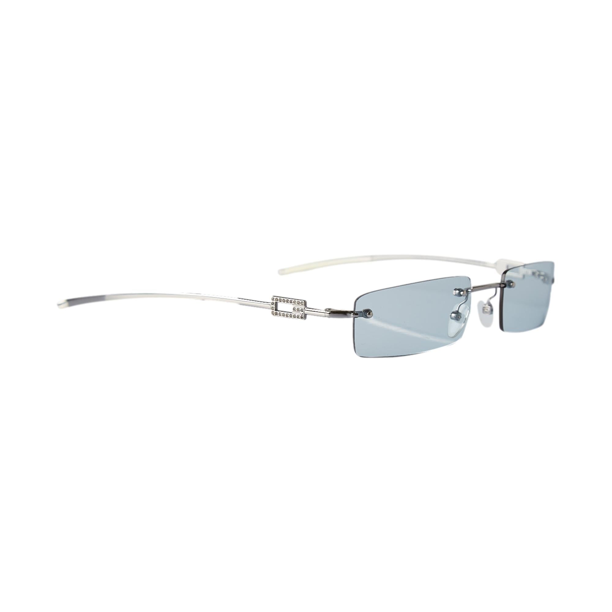 Gucci Baby Blue Micro Rhinestone Sunglasses – Treasures of NYC