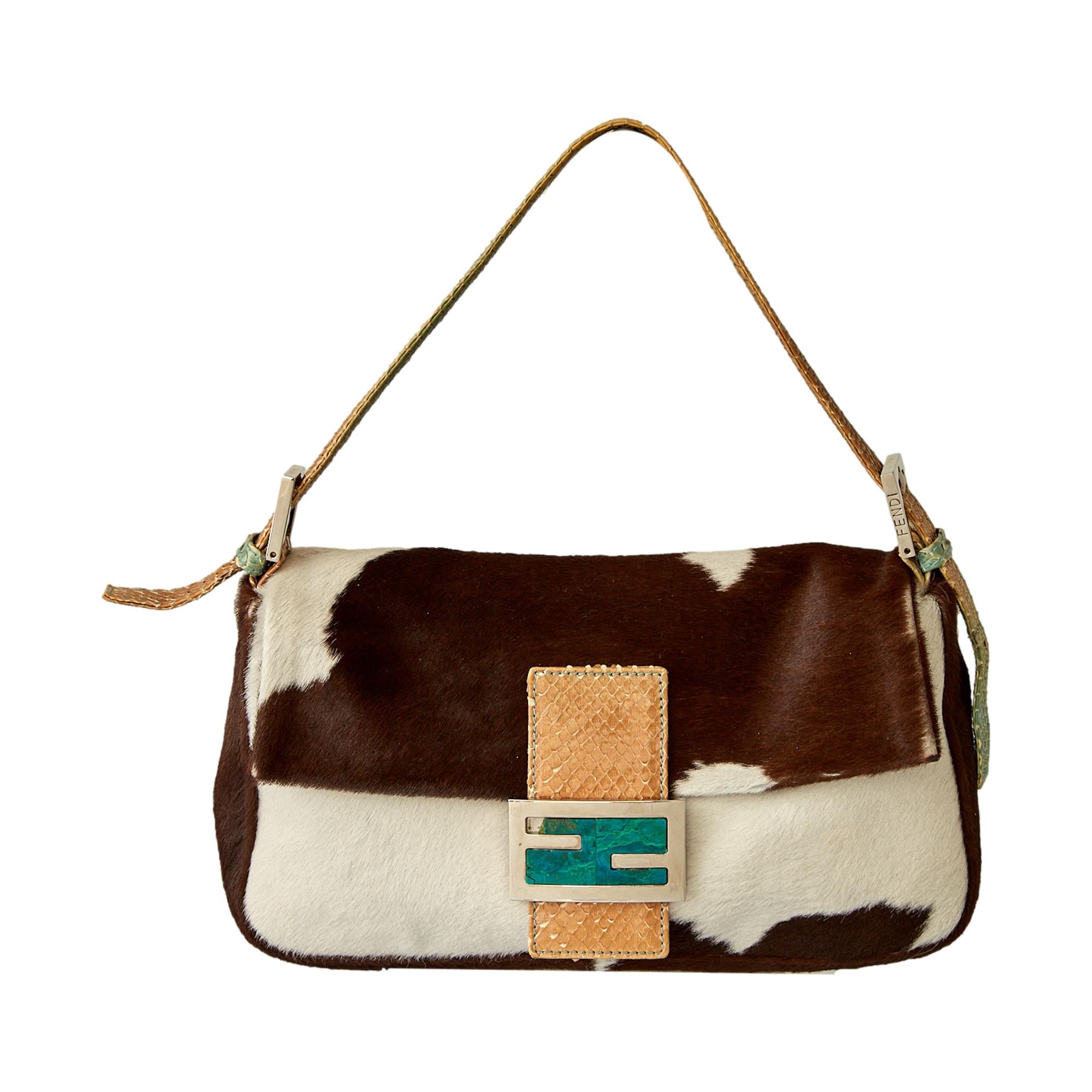 Fendi Brown Cowprint Baguette Bag – Treasures of NYC