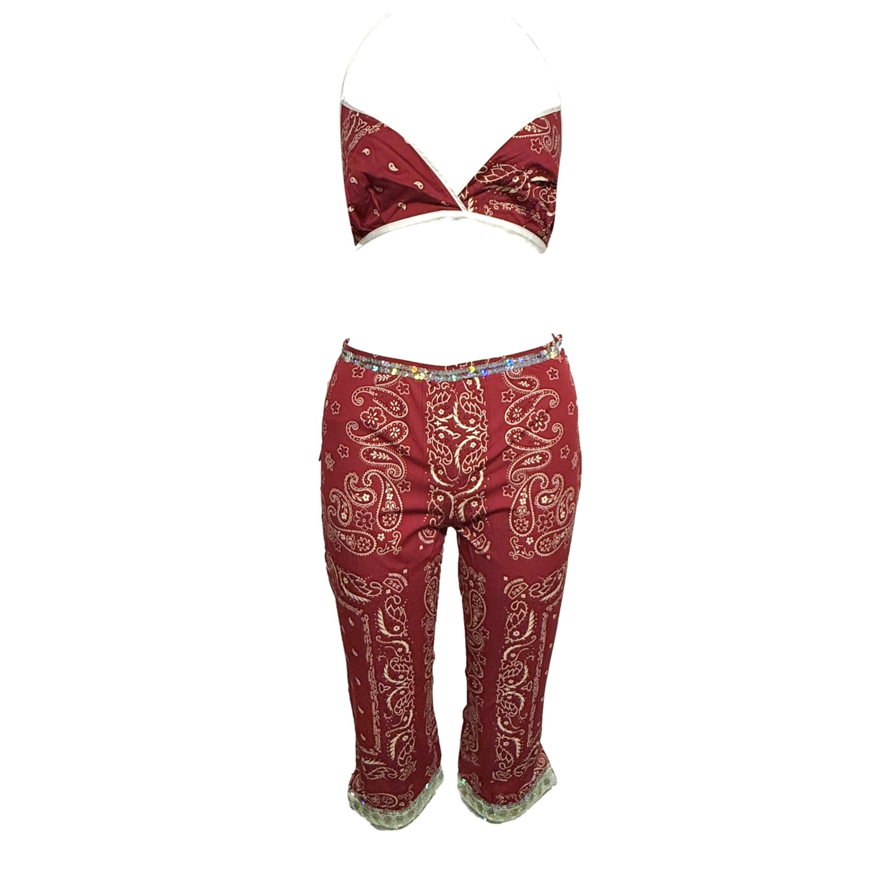 Dolce & Gabbana Red Bandana Set – Treasures of NYC