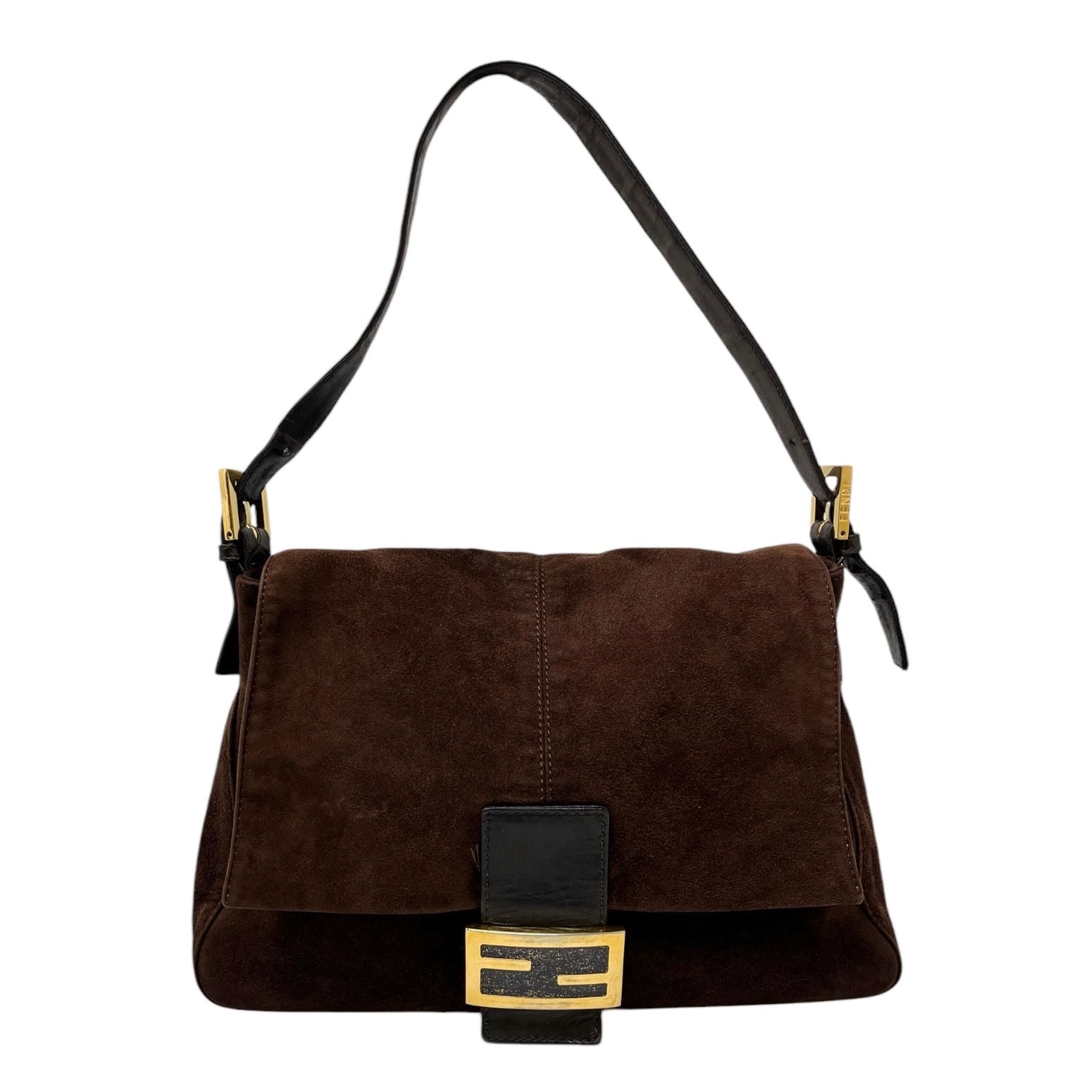 Fendi Brown Suede Mama Baguette Bag – Treasures of NYC