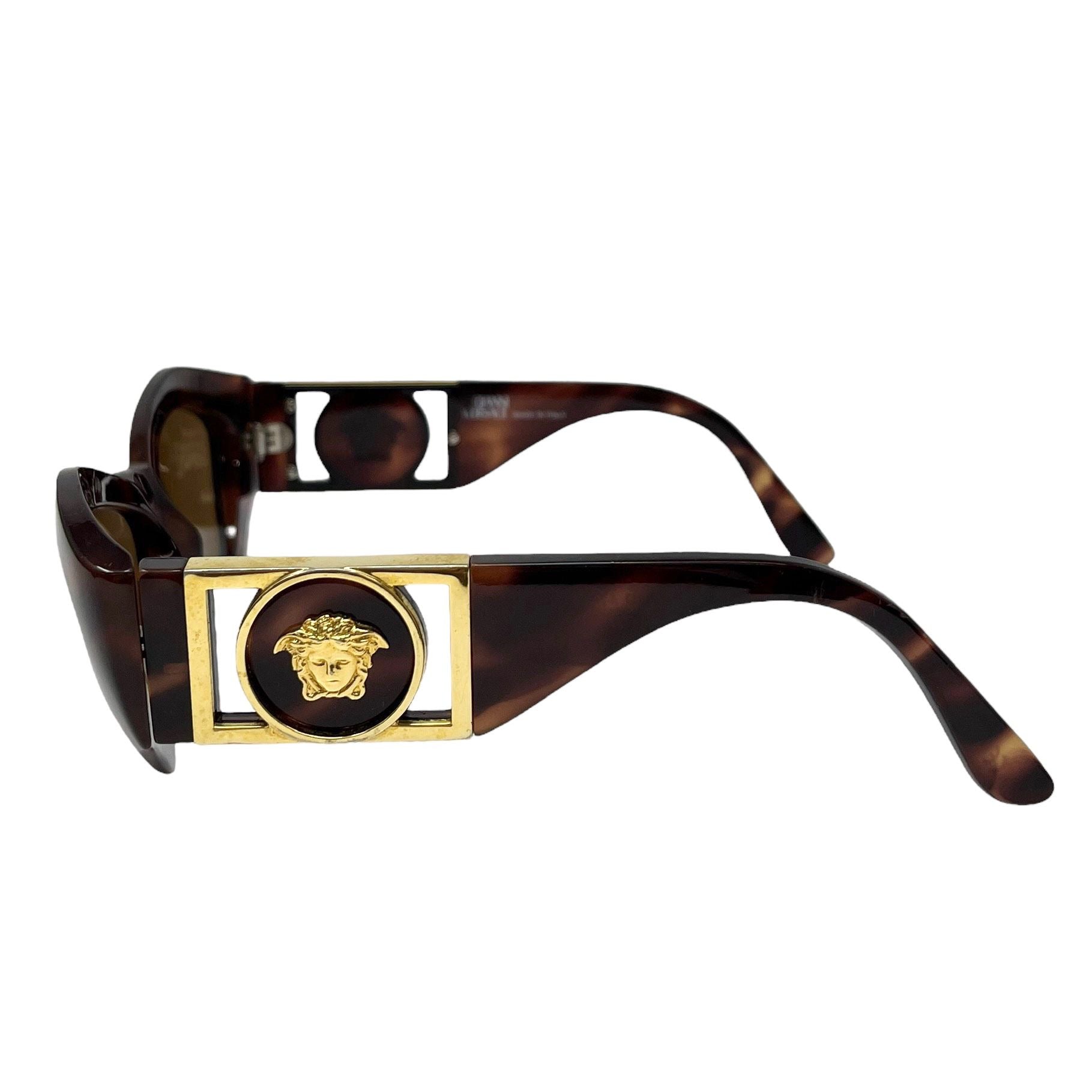 Vintage Tortoise Versace sunglasses Gianni Versace - Tort/Baroque - 1990 main image 2
