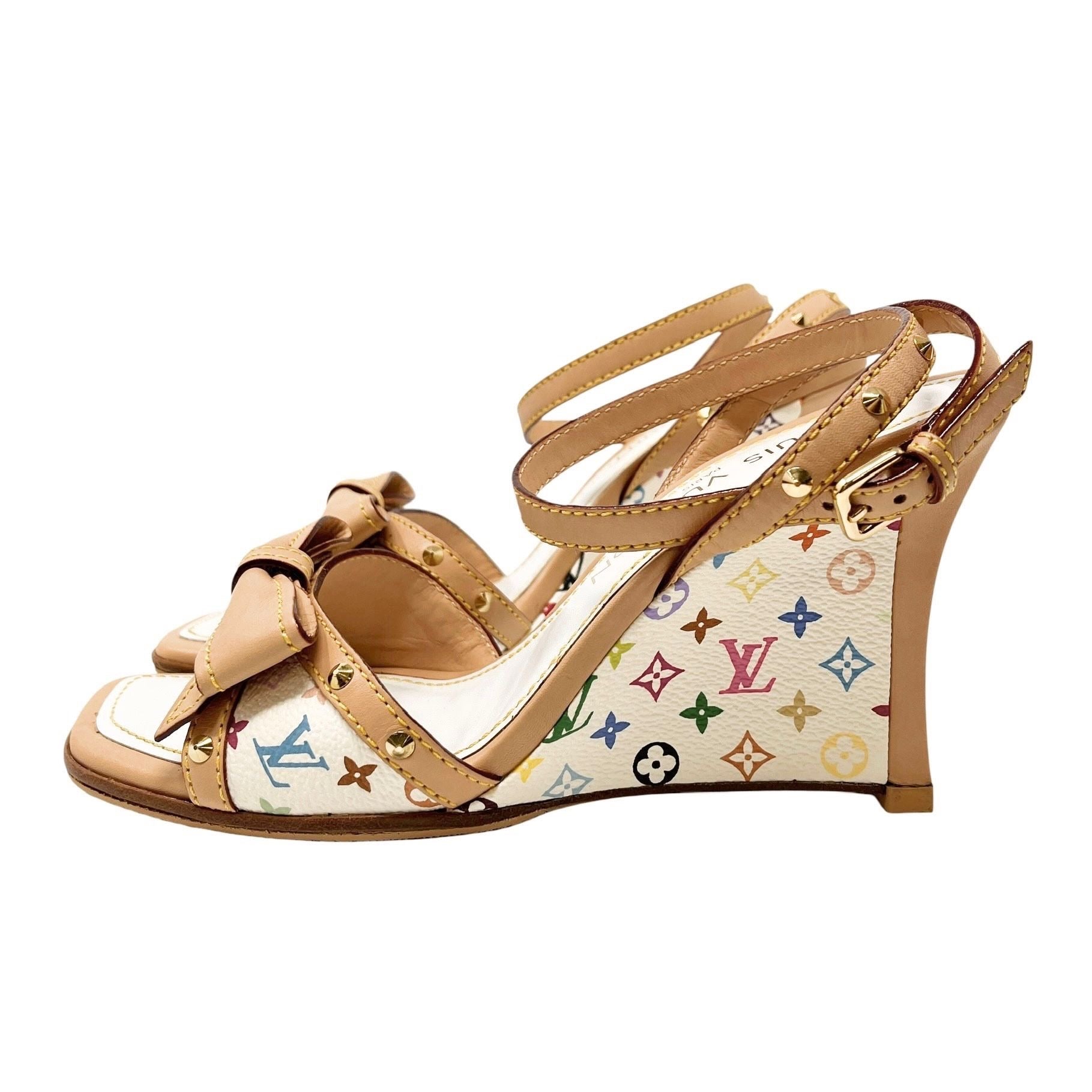 Louis Vuitton Murakami Strap Up Sandals – Treasures of NYC