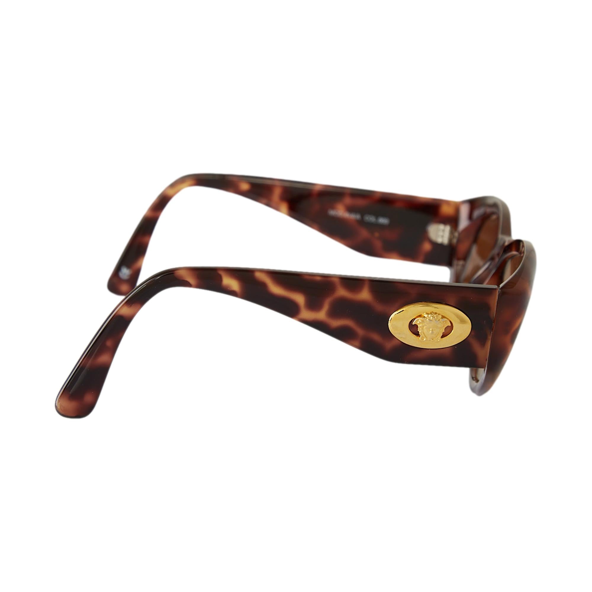 Versace Brown Tortoise Sunglasses. Like New Versace Brown Tortoise Sunglasses – ICETIME LUXE main image 3