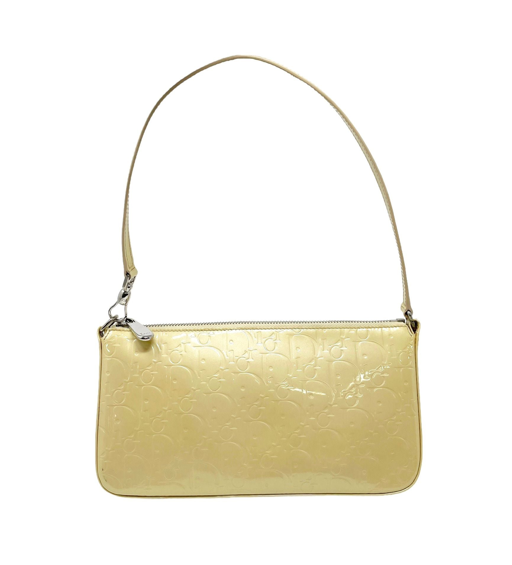 Louis Vuitton Lexington Vernis Pochette Shoulder Bag in Yellow