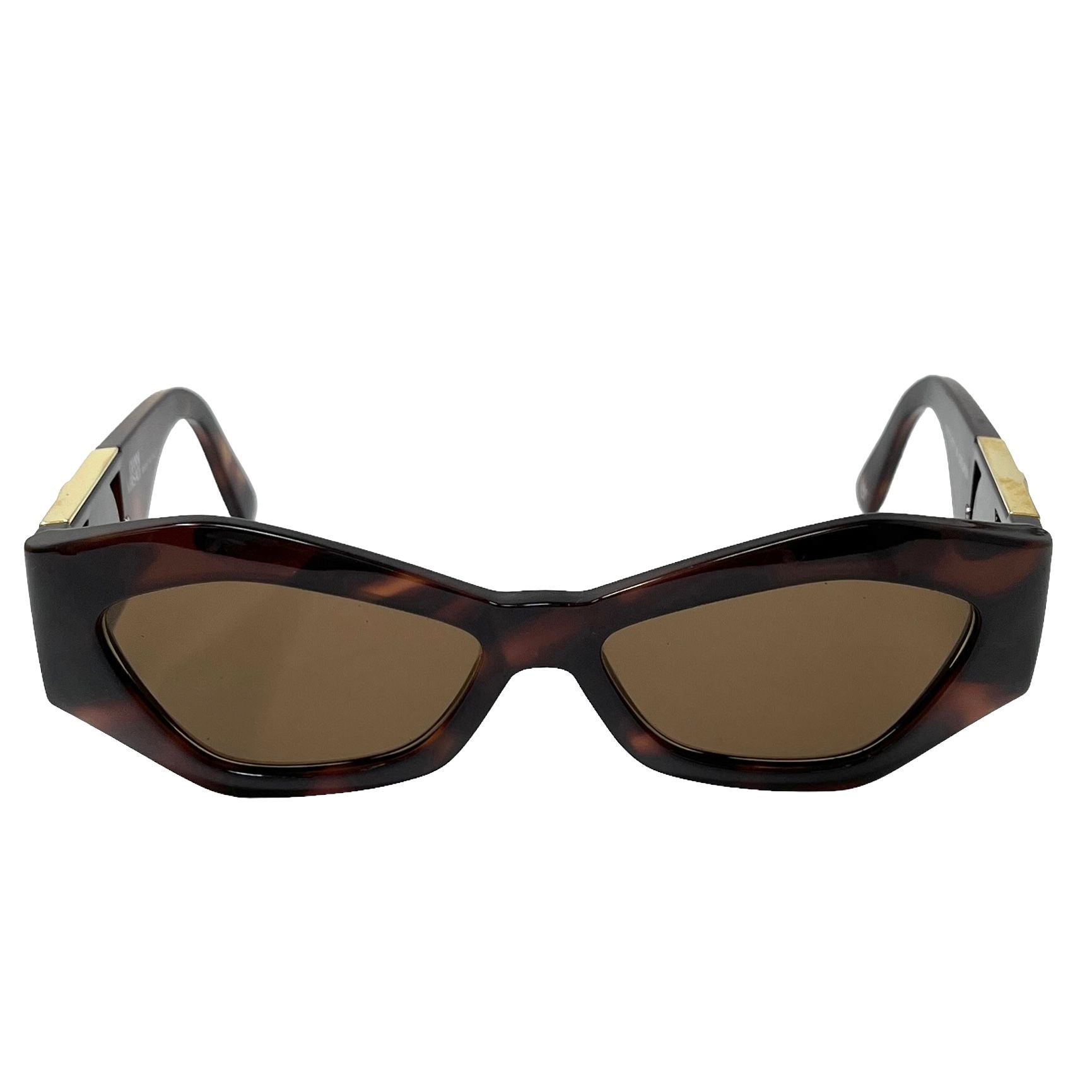 Versace Tortoise Oversized Sunglasses