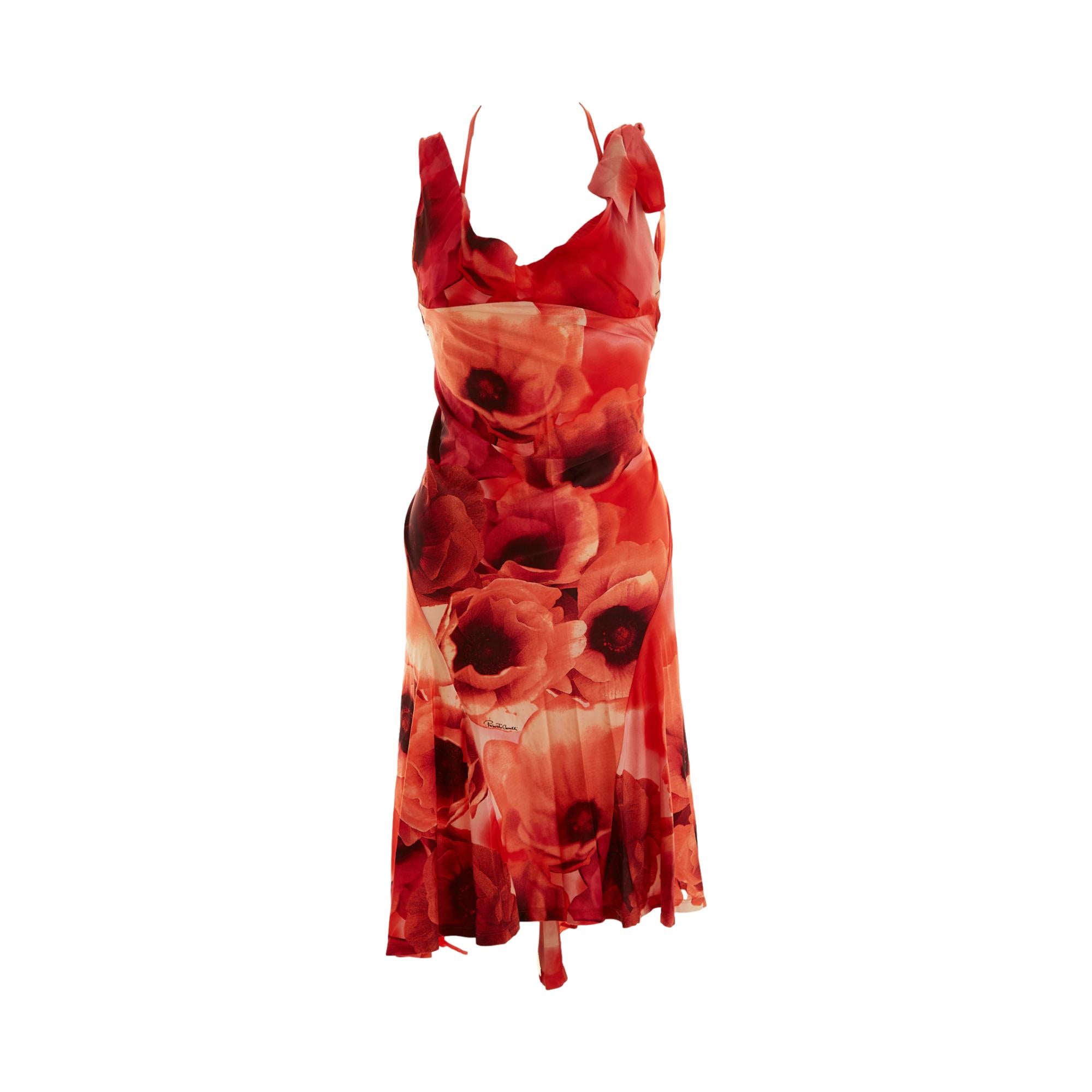 red roberto cavalli dress Roberto Cavalli Occasion wear - rosso/red