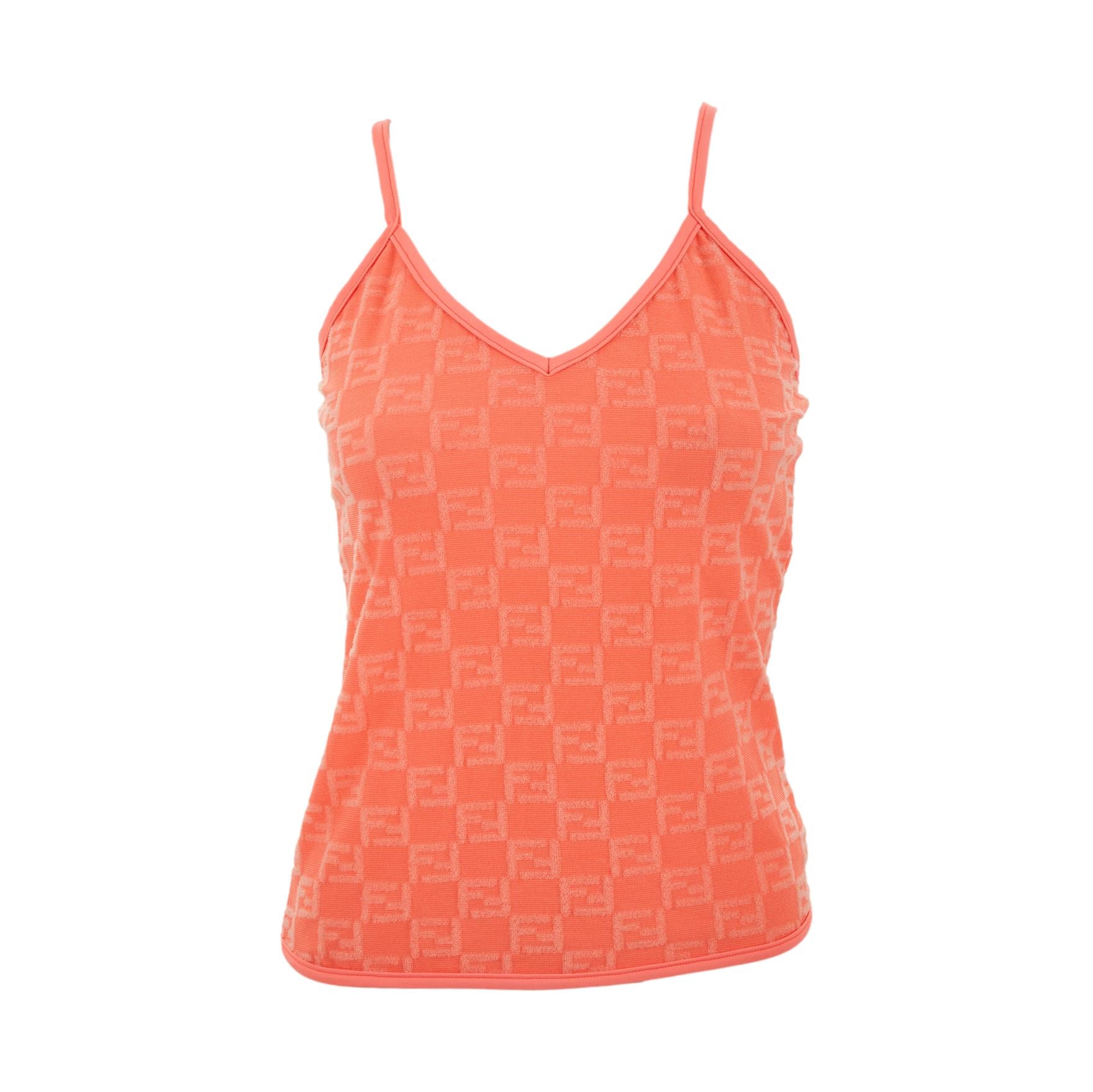 Fendi Pink Logo Tank – Treasures of NYC, image size:1760x1759