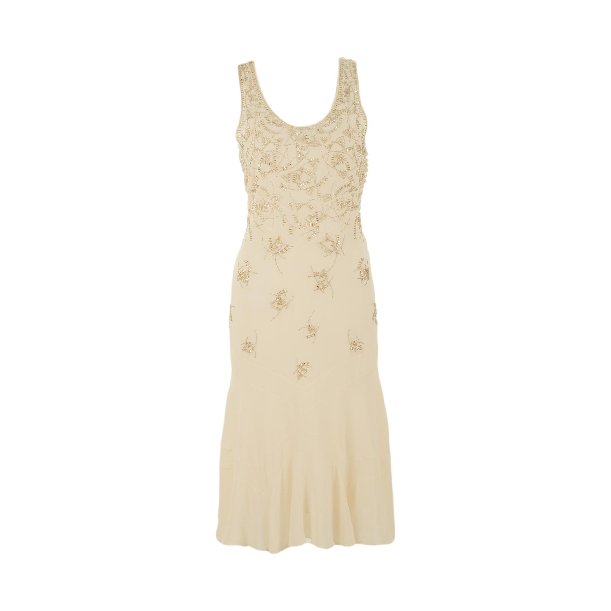 Dior White Beaded Dress Treasures of NYC Dior White Beaded Dress Treasures of NYC
