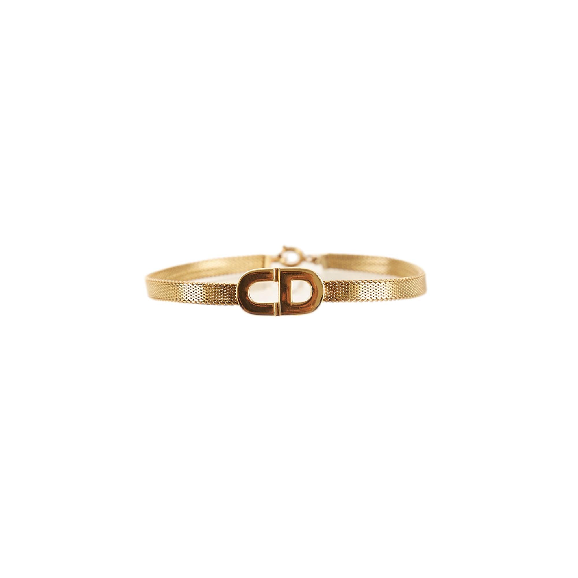 Dior Gold 'CD' Bracelet – Treasures of NYC