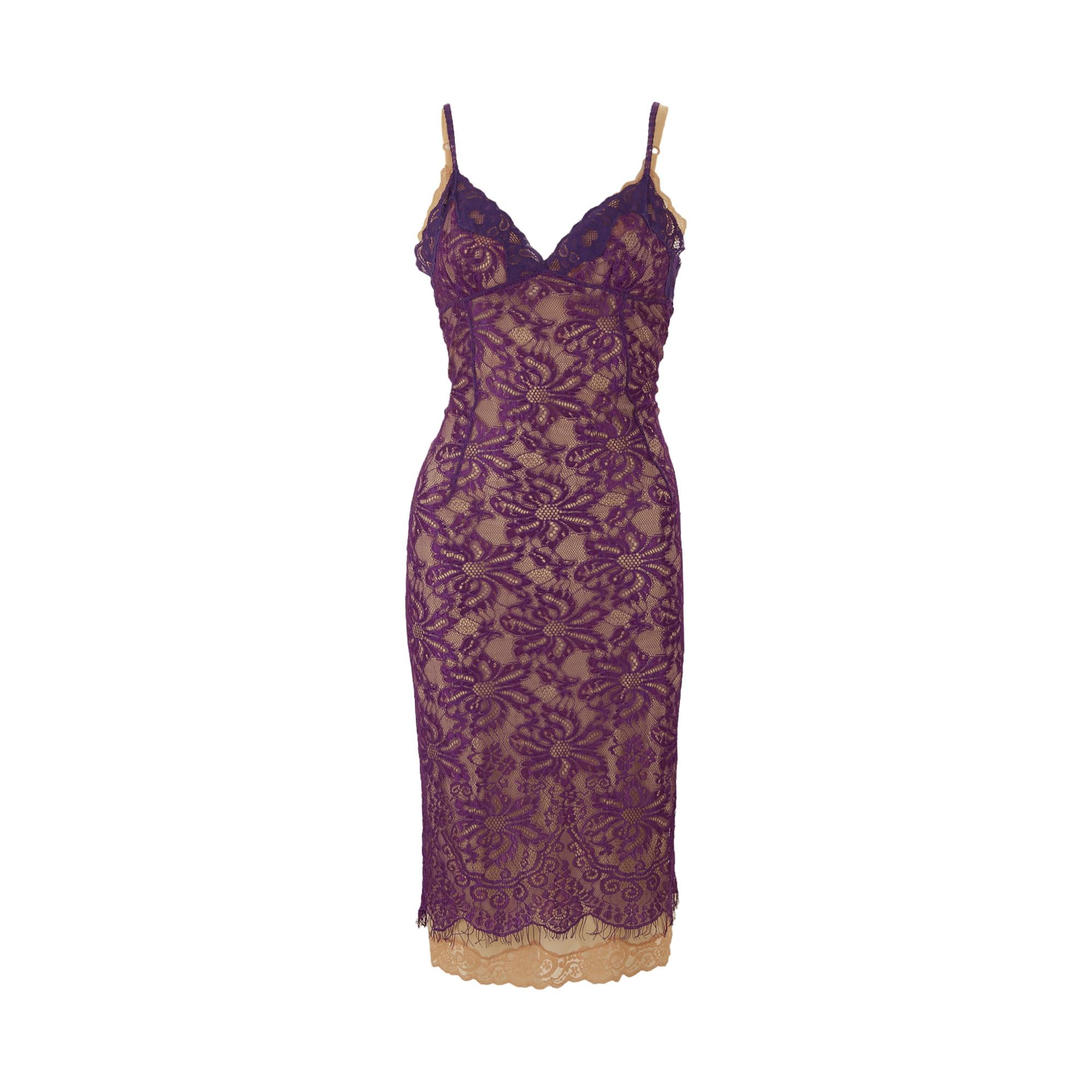 Dolce & Gabbana Purple Lace Dress Treasures of NYC Dolce & Gabbana Purple Lace Dress Treasures of NYC