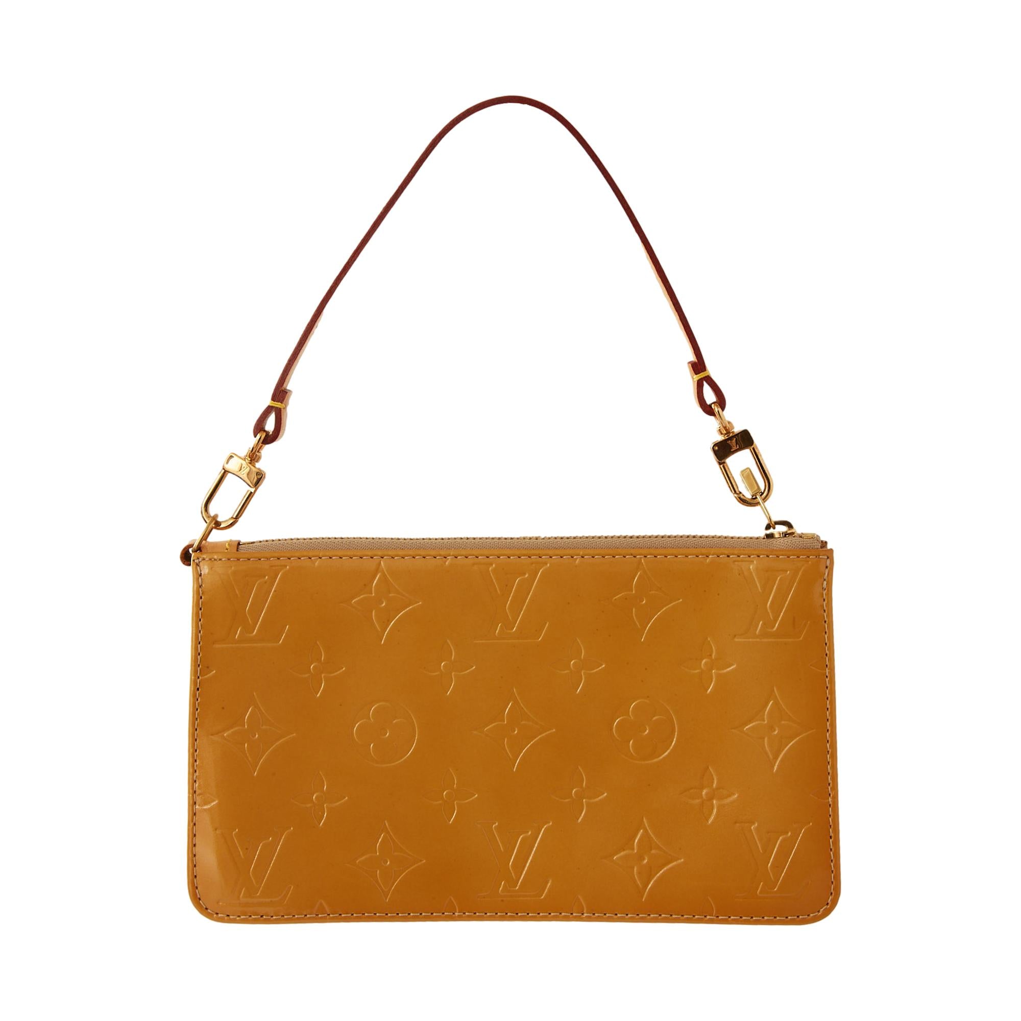 Louis Vuitton Yellow Monogram Vernis Mini Shoulder Bag – Treasures