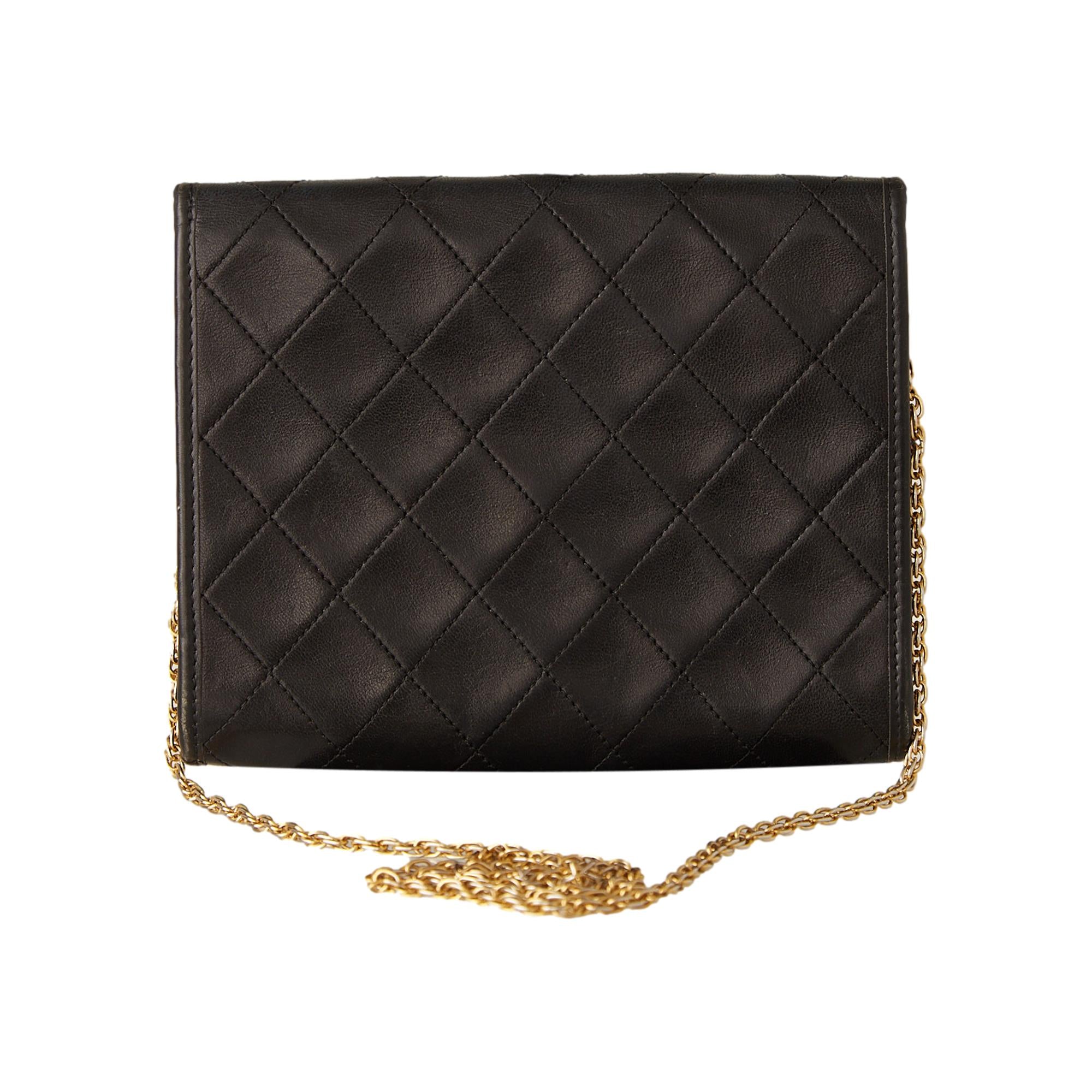 Chanel Black Mini Chain Bag