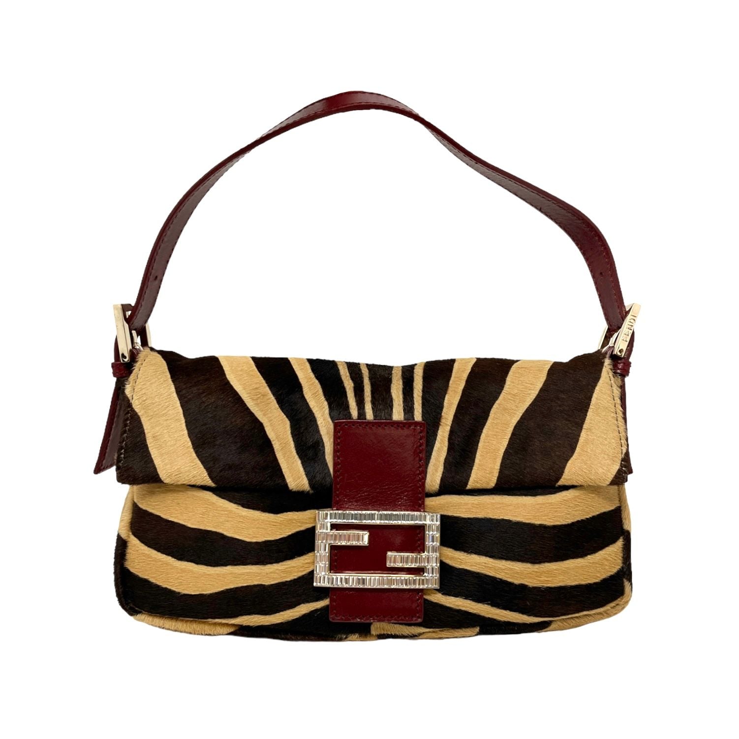 Fendi Brown Zebra Print Baguette – Treasures of NYC