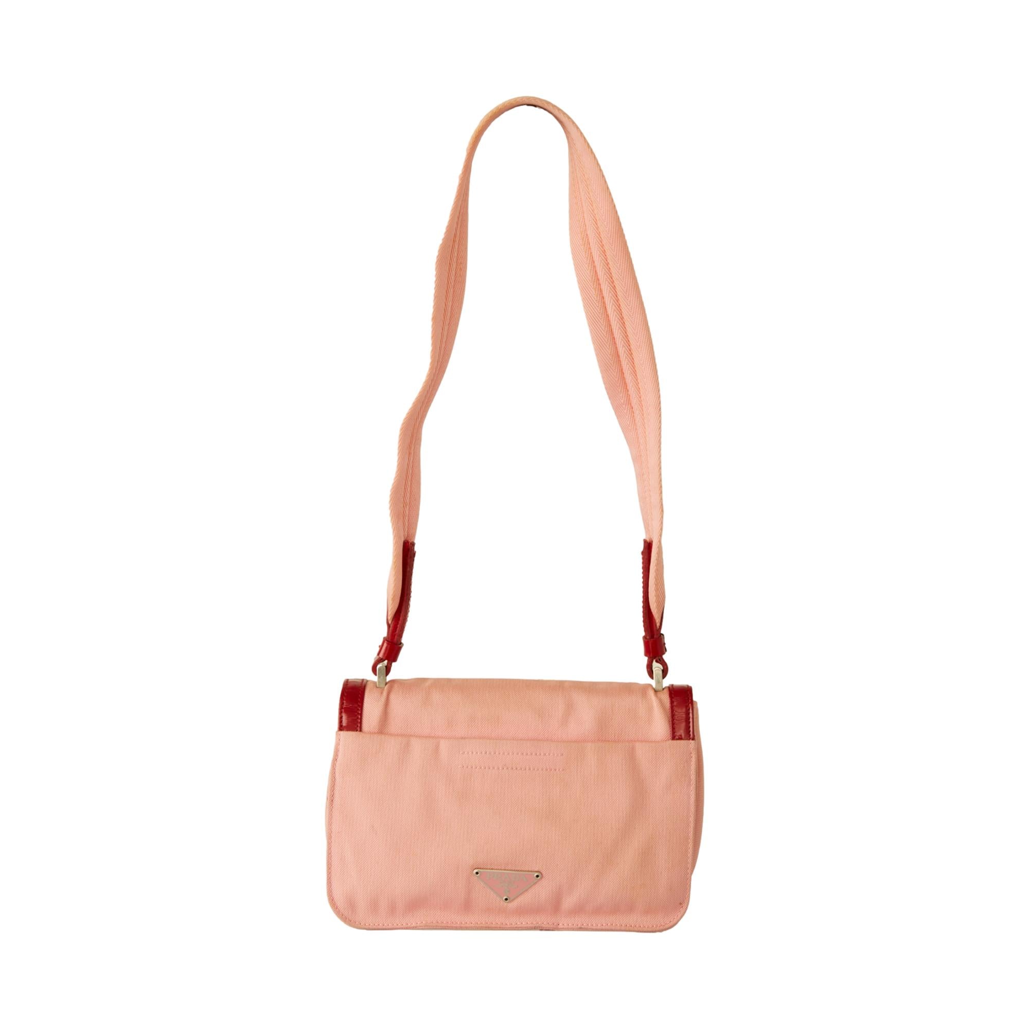 Prada Pink Red Canvas Bow Mini Bag – Treasures of NYC