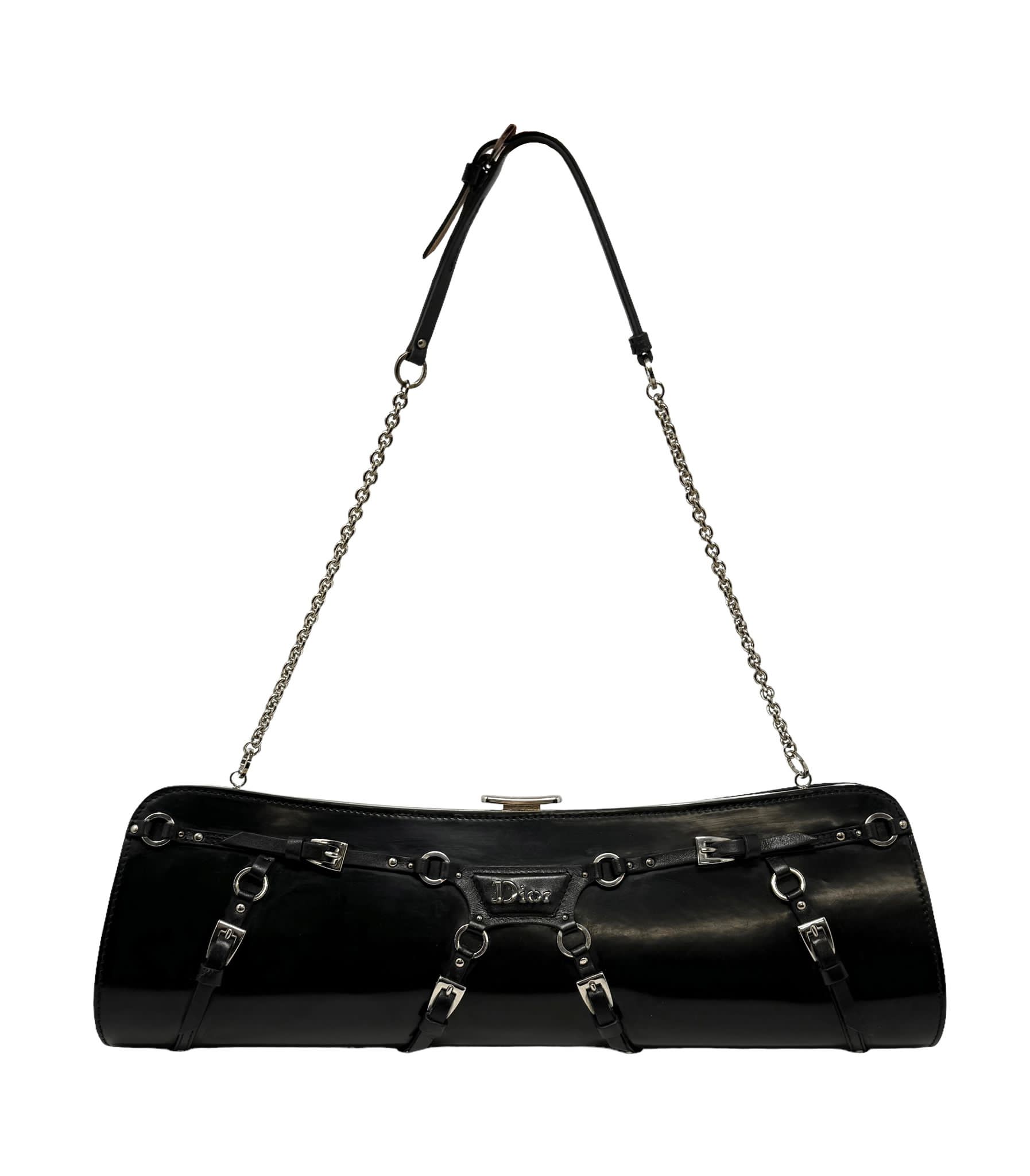 Dior Black Bondage Chain Bag