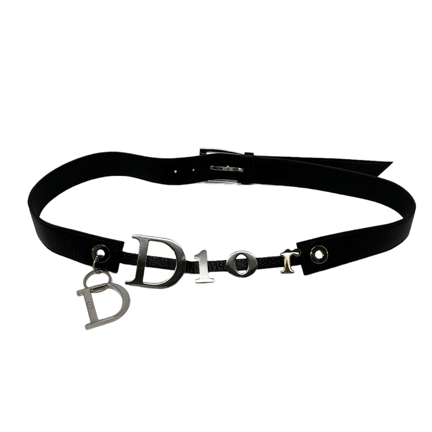 Treasures of NYC - Dior Black Logo Peace Belt