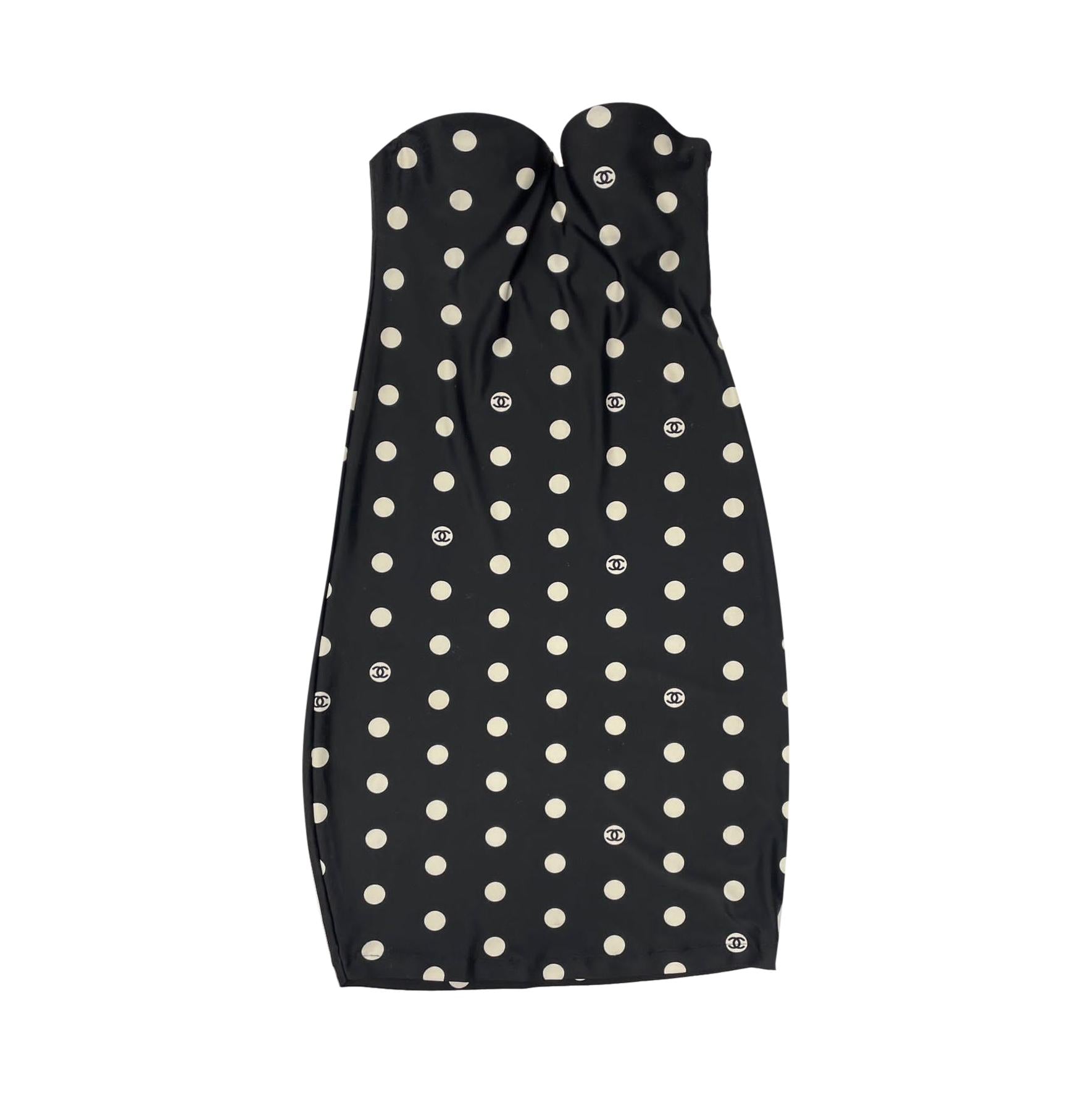 Chanel polka best sale dot dress