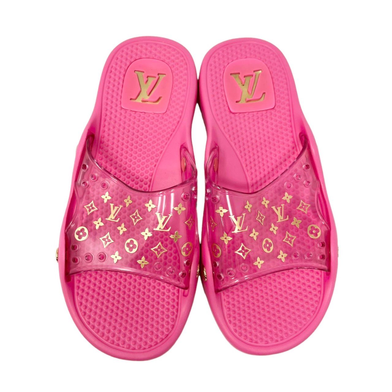 Vintage Louis Vuitton Pink Monogram Slides – Treasures of NYC