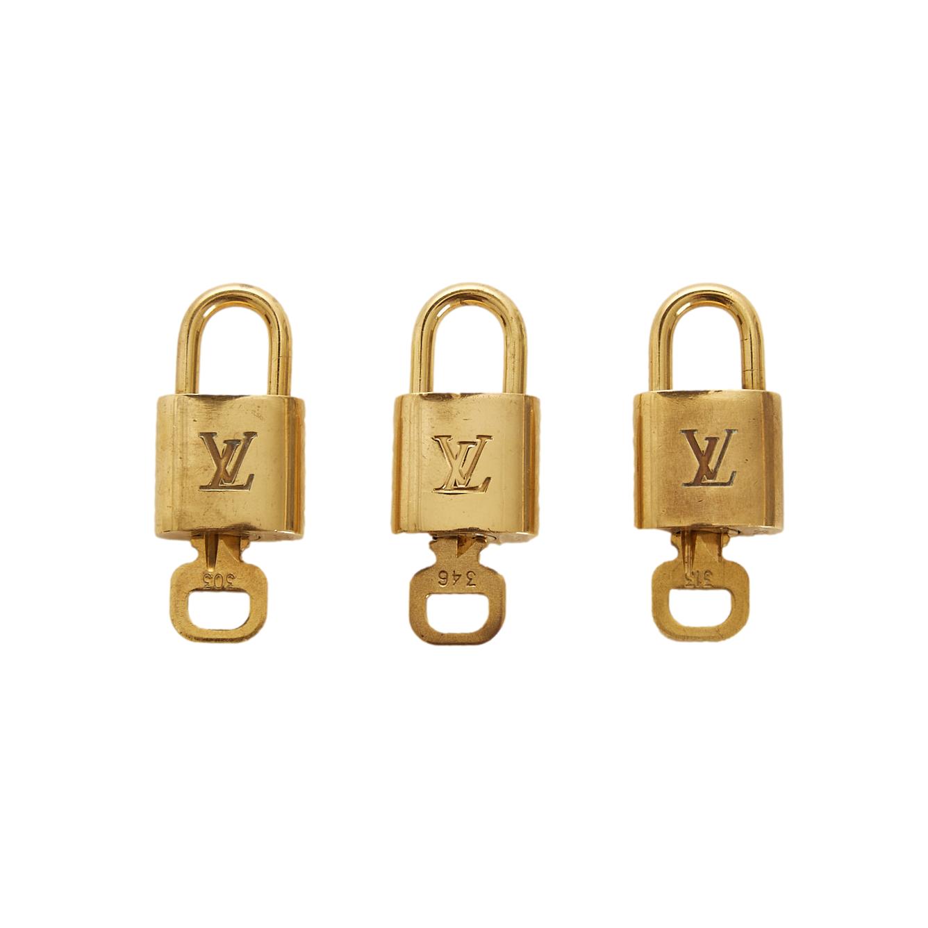 Louis Vuitton Gold Lock and Key – Treasures of NYC