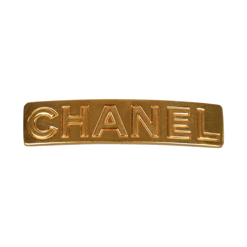 Chanel Gold Logo Hair Clip – Treasures of NYC display picture 1