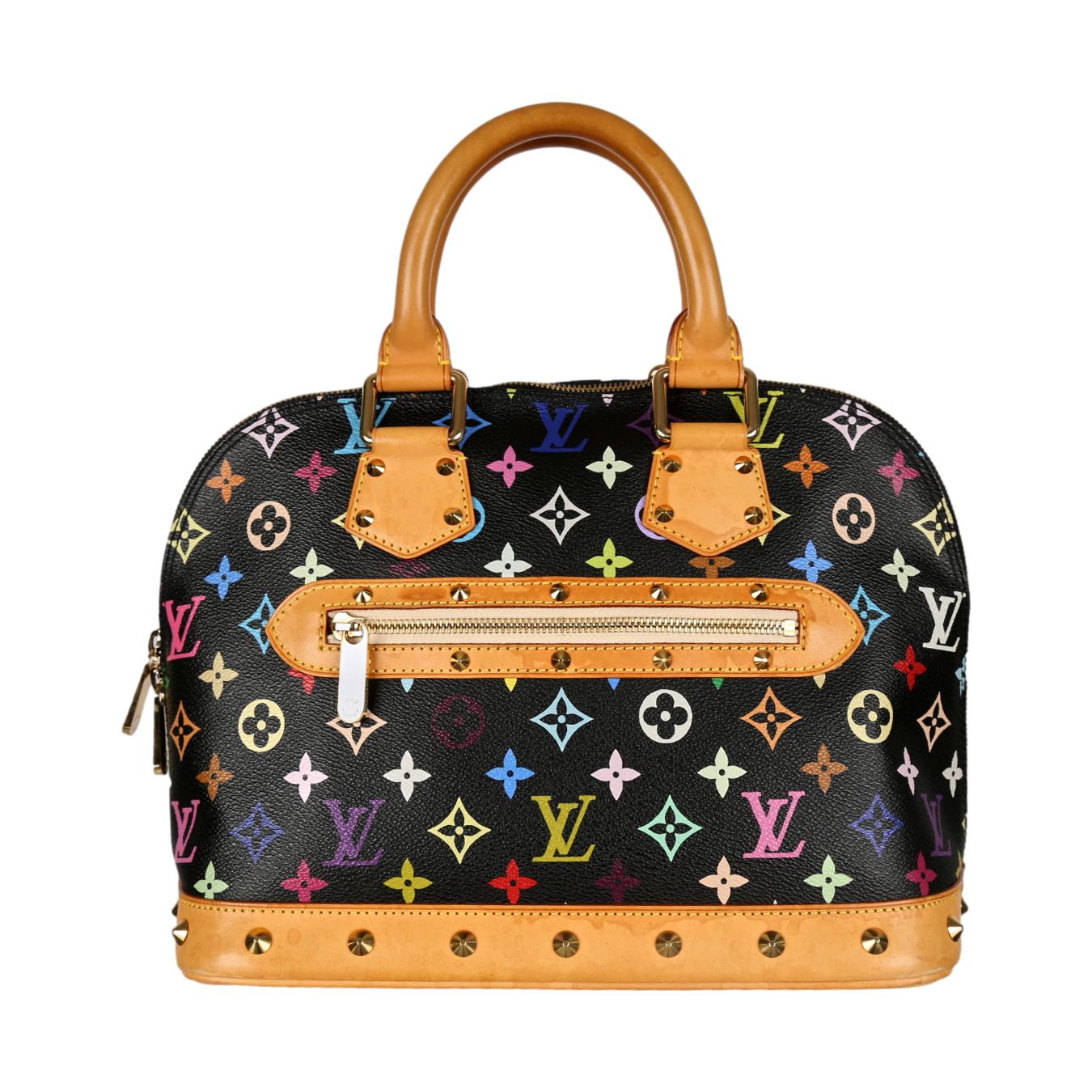 Louis Vuitton Black Monogram Kusama Top Handle Bag – Treasures of NYC
