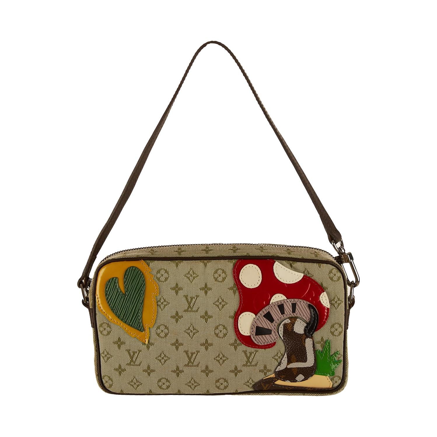 Louis Vuitton Green Mushroom Shoulder Bag