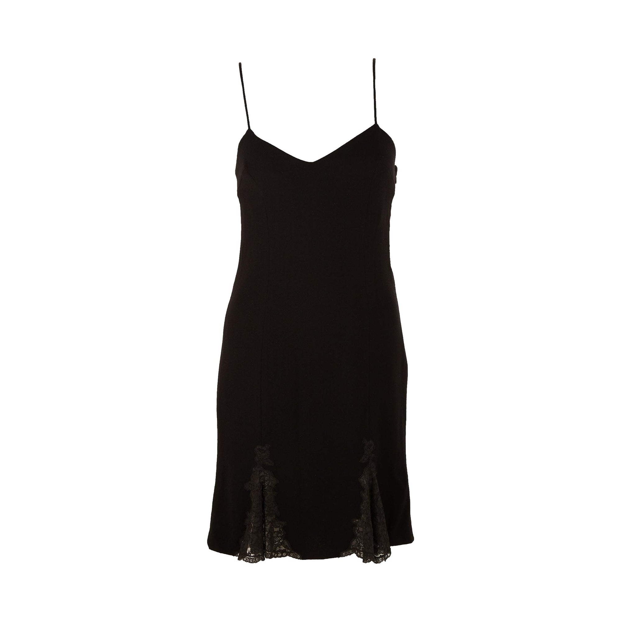 Dior Black Floral Lace Dress