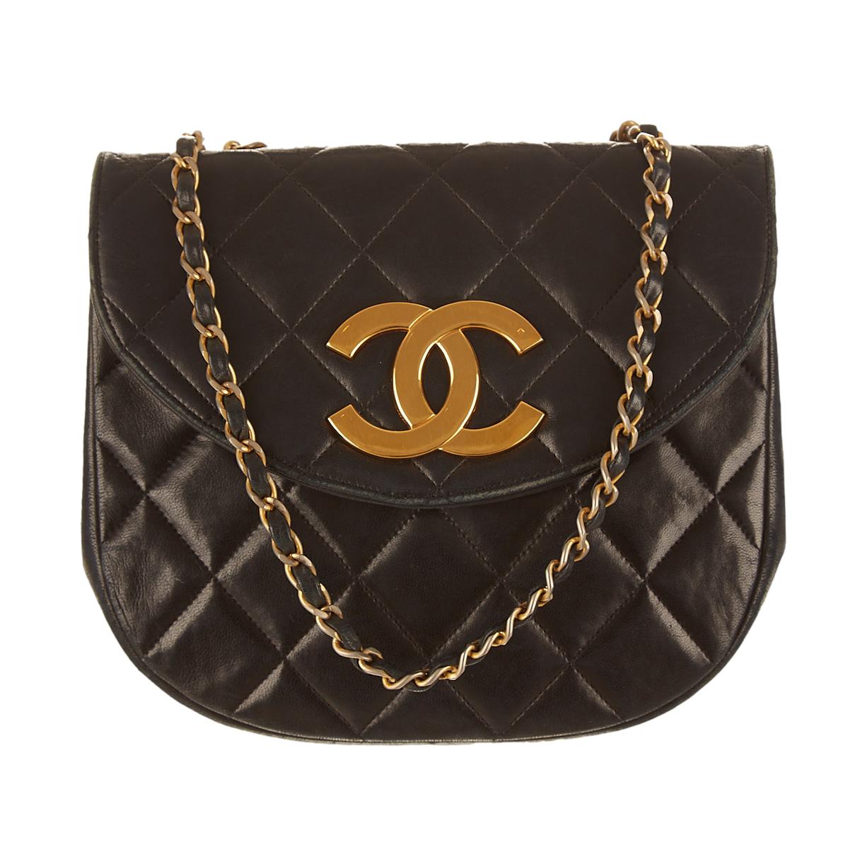 Vintage Chanel Cream Logo Kisslock Chain Bag – Treasures of NYC
