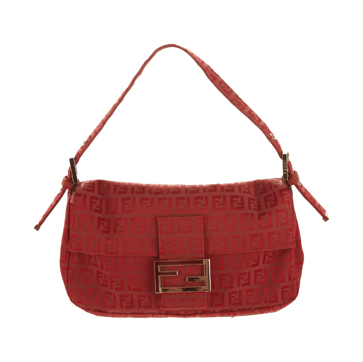 Fendi Red Logo Baguette – Treasures of NYC