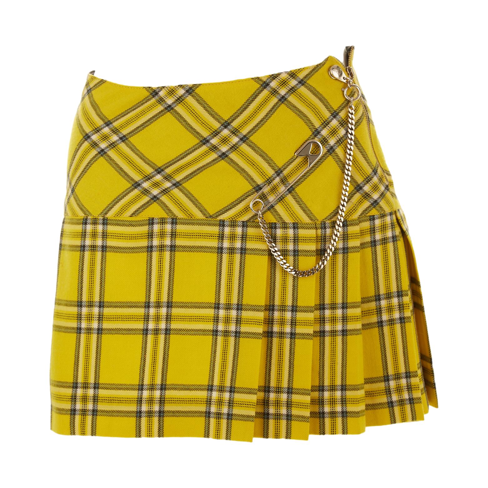 Jean Paul Gaultier Yellow Plaid 'Clueless' Skirt – Treasures of NYC