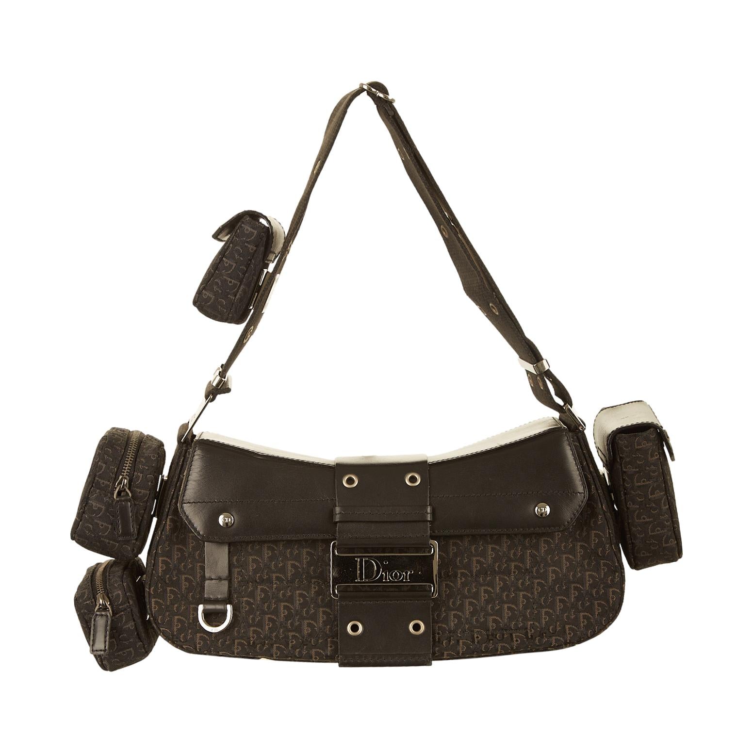 Dior Black Logo Columbus Bag – Treasures of NYC