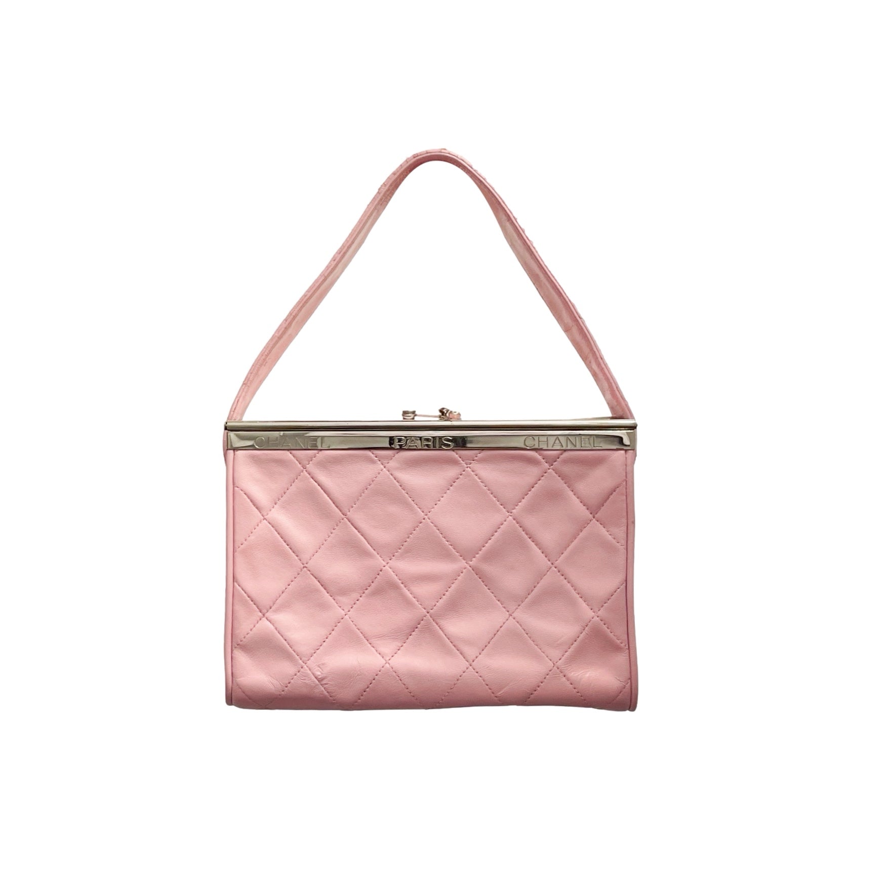 Treasures of NYC - Chanel Baby Pink Box Top Handle Bag