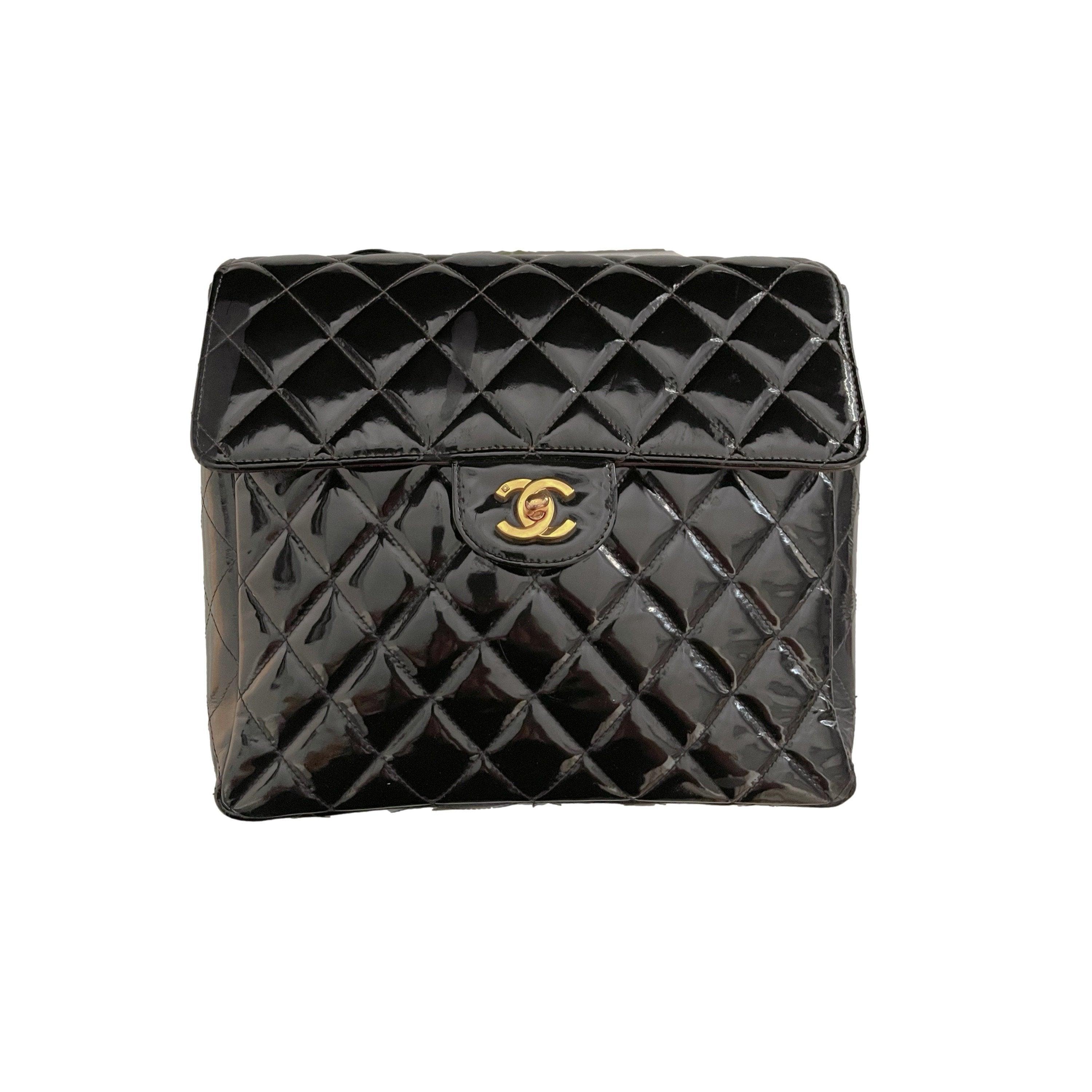 chanel black leather backpack Treasures of NYC