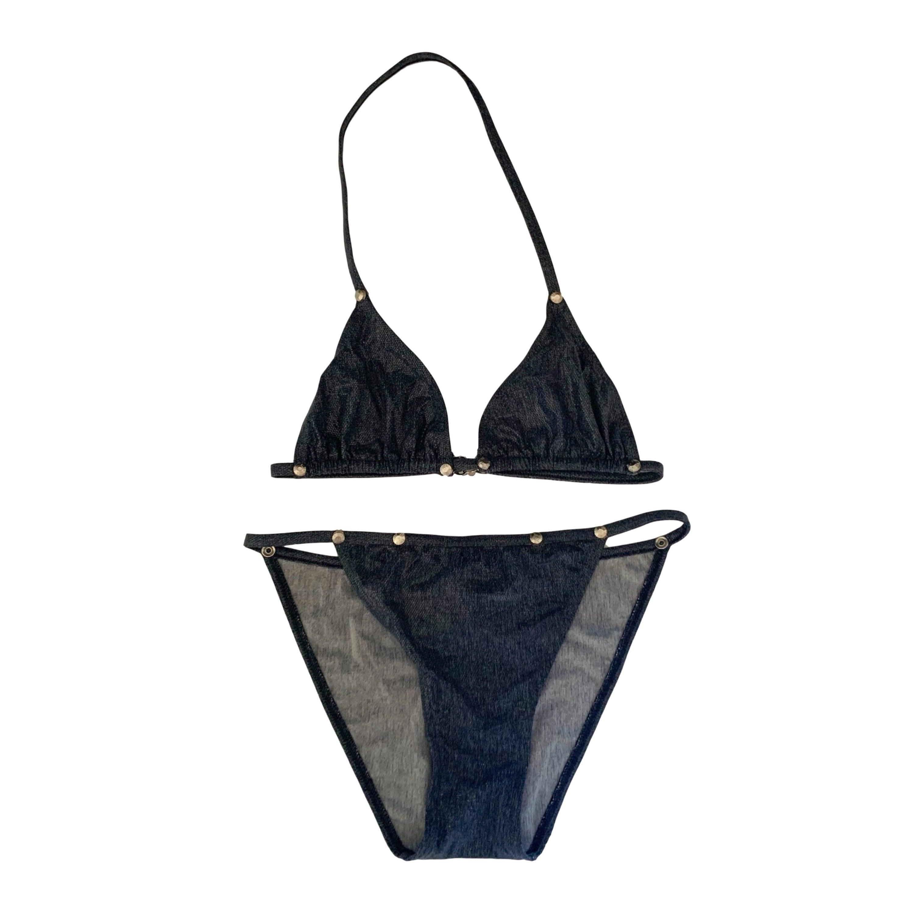Treasures of NYC - Dior Denim Shimmer Bikini