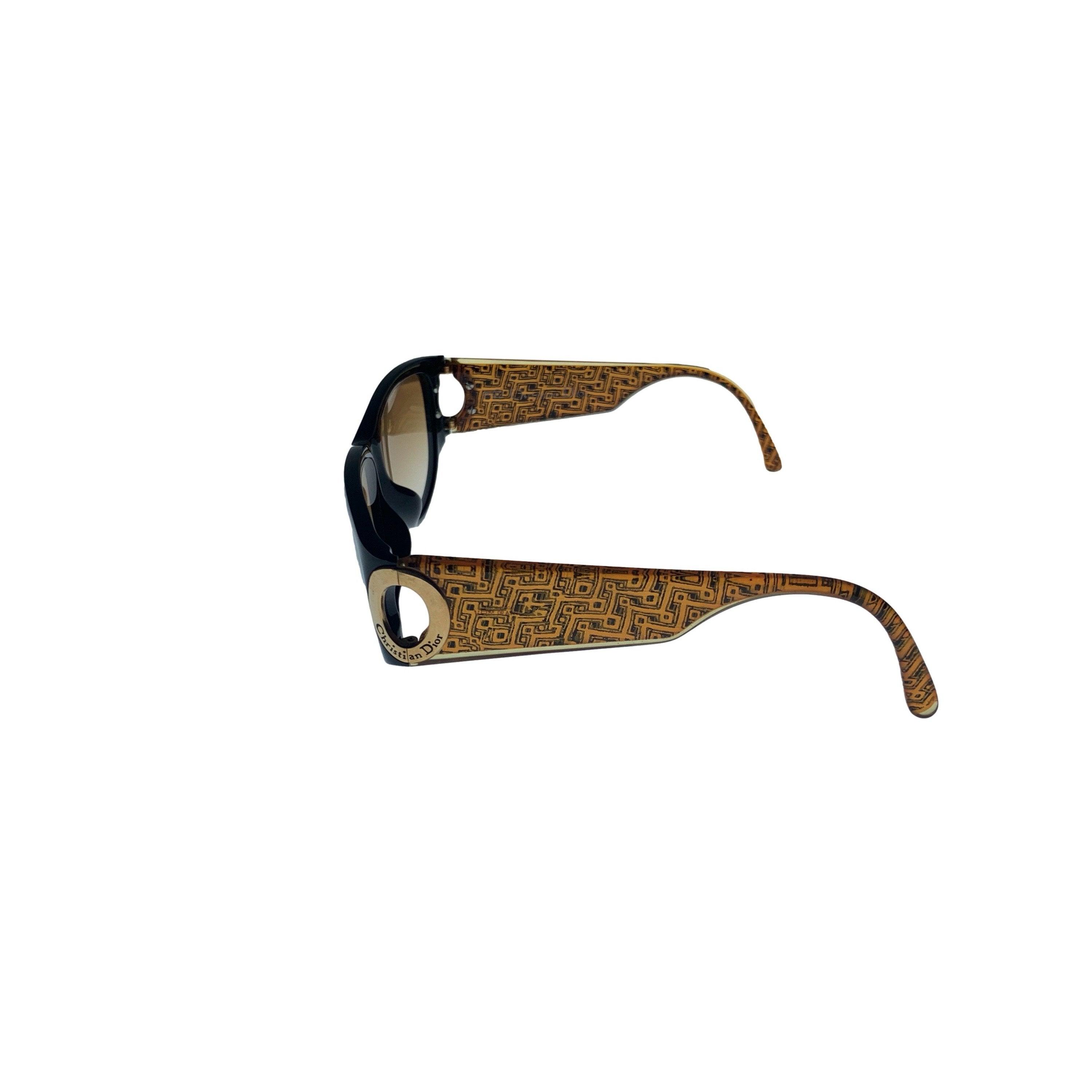 Treasures of NYC - Dior Orange Ombre Print Logo Sunglasses