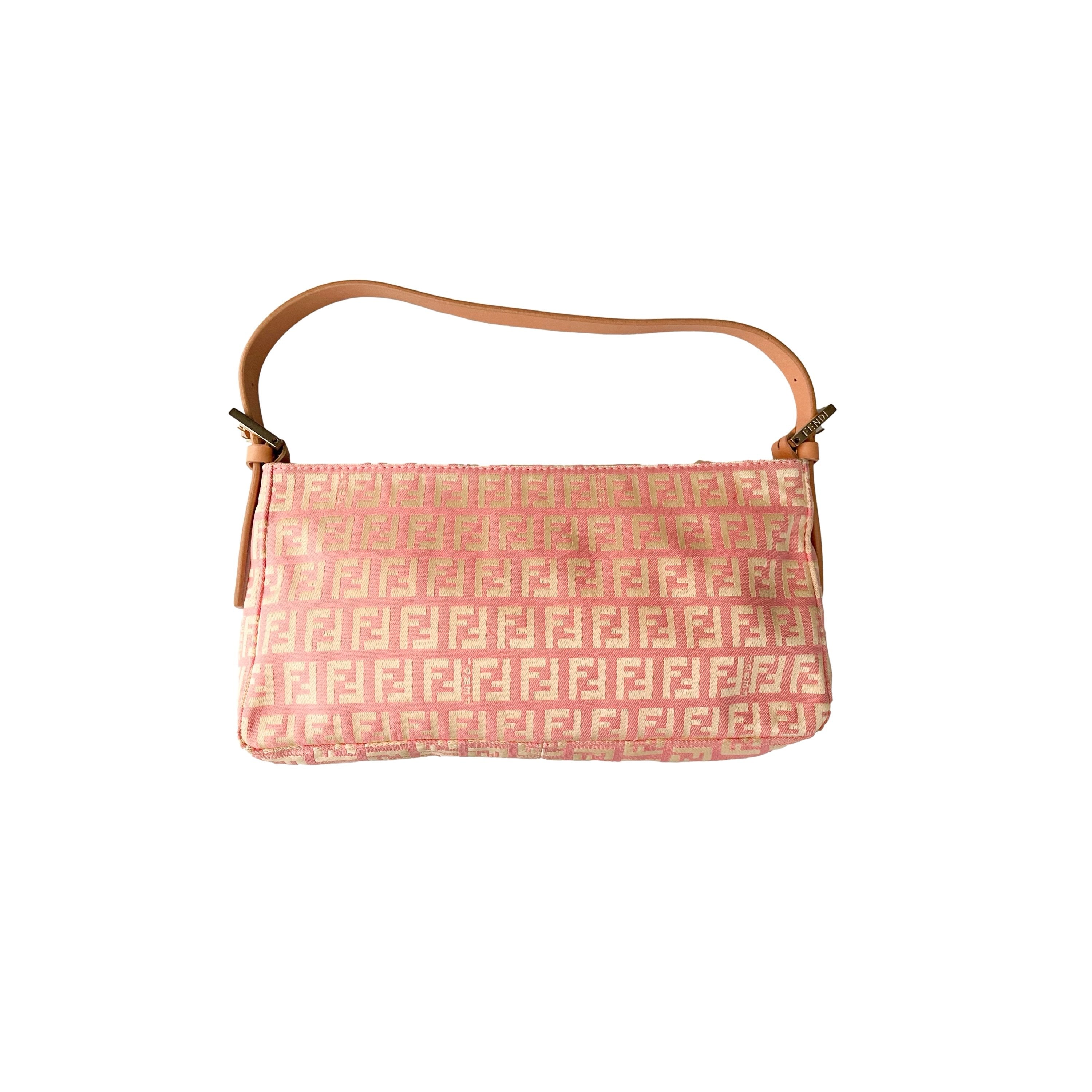 Vintage Fendi Pink Wool Floral Shoulder Bag – Treasures of NYC